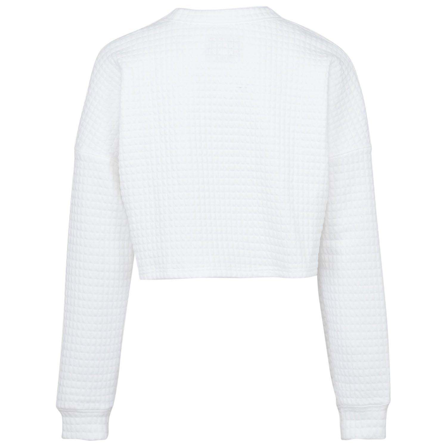 Embossed comfort sweatshirt White