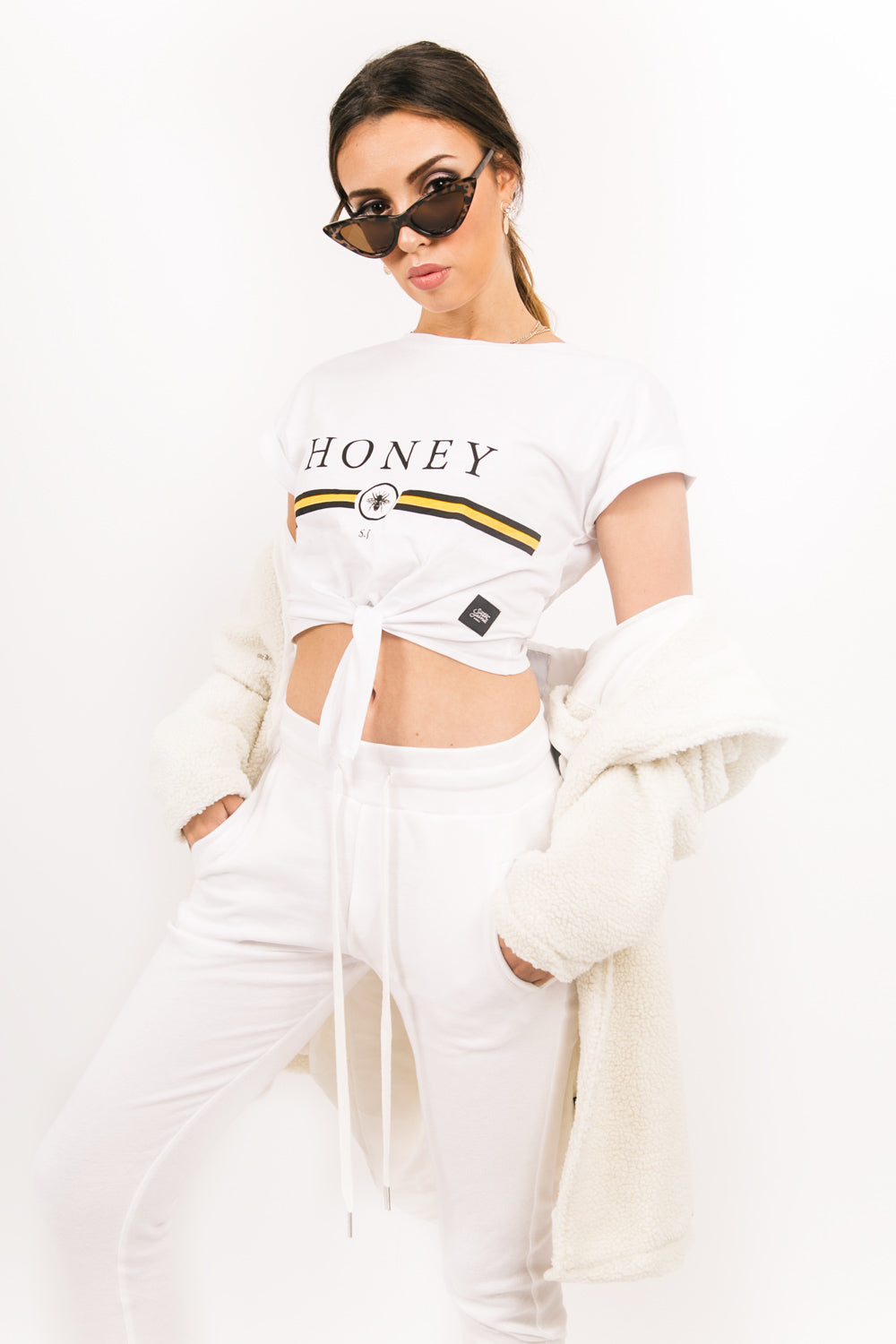 Sixth June - Jogging moulant blanc