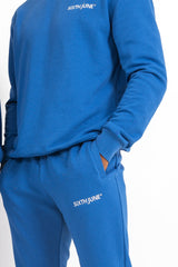 Sixth June - Jogging soft logo brodé Bleu foncé