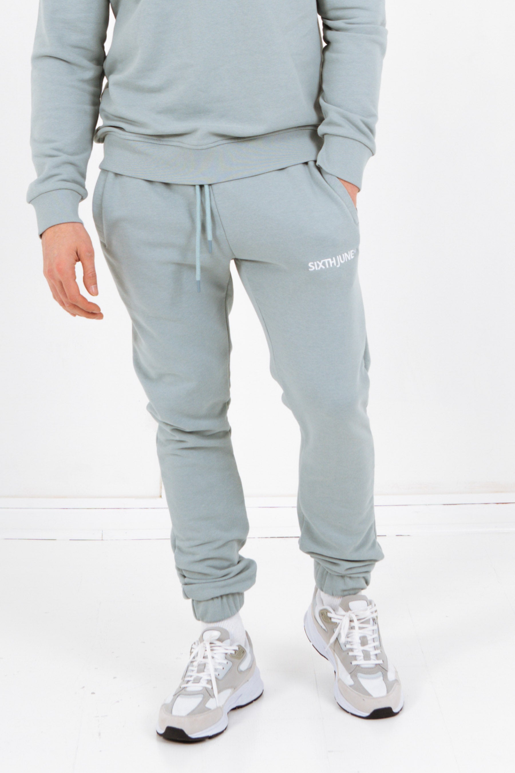 Sixth June - Jogging + sweat logo brodé Blue
