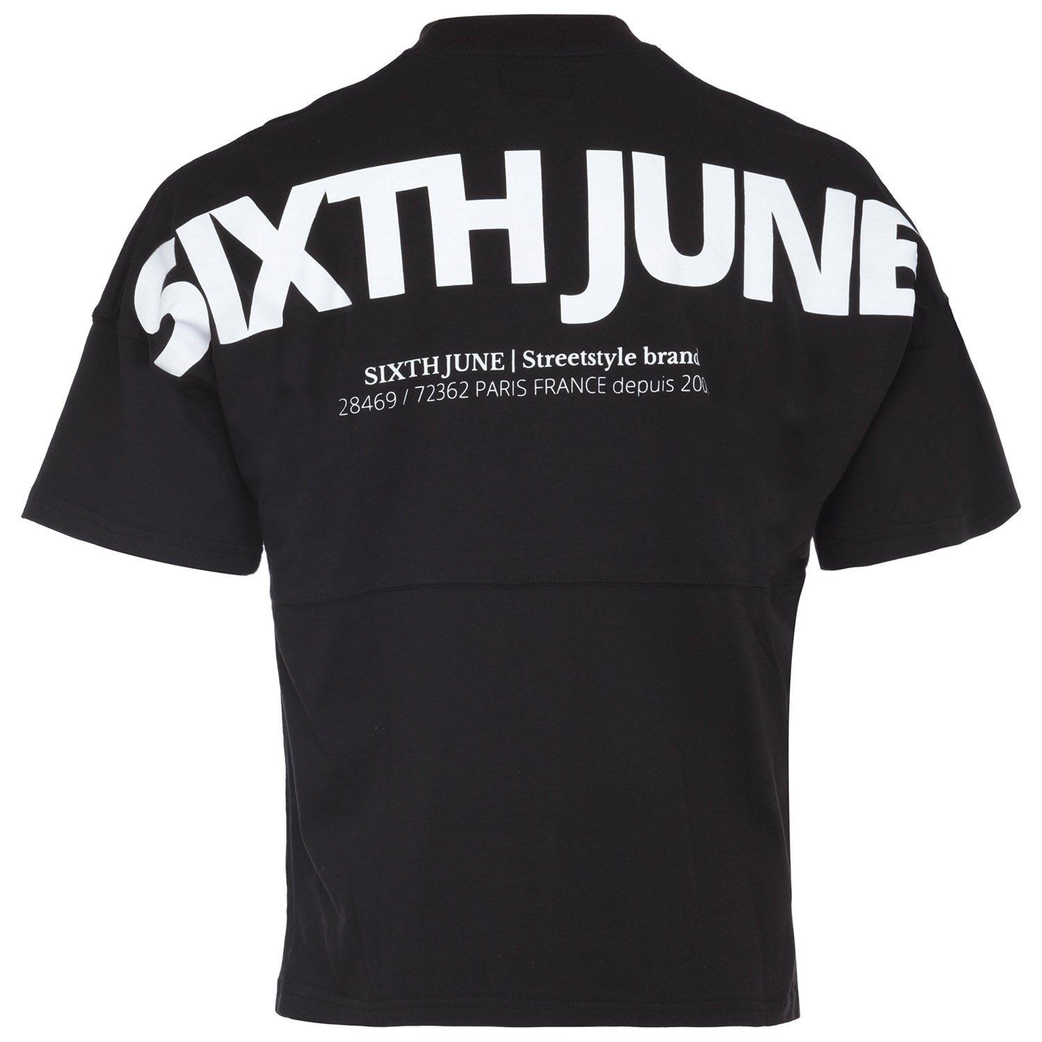 Sixth June - T-shirt large imprimé Noir