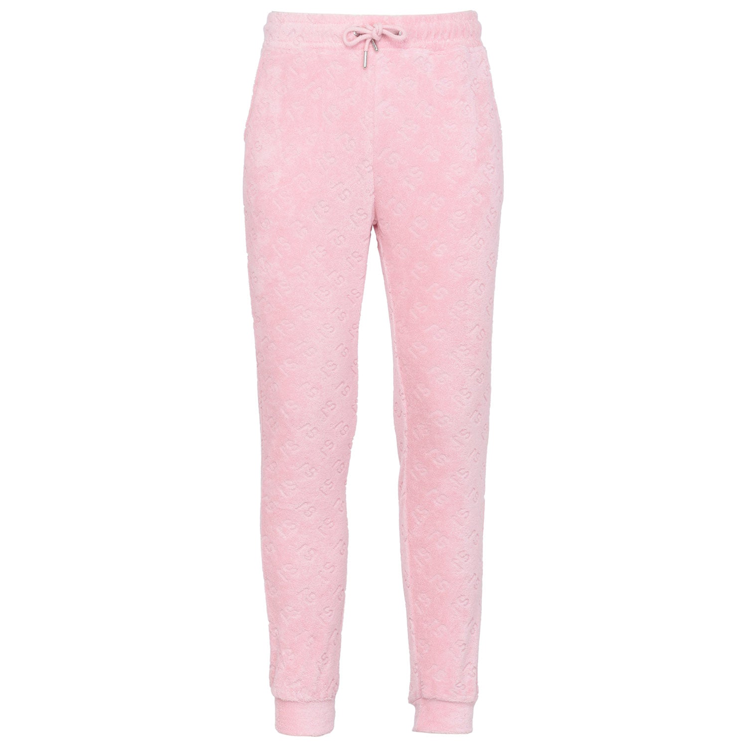 Monogram towel joggers Pink
