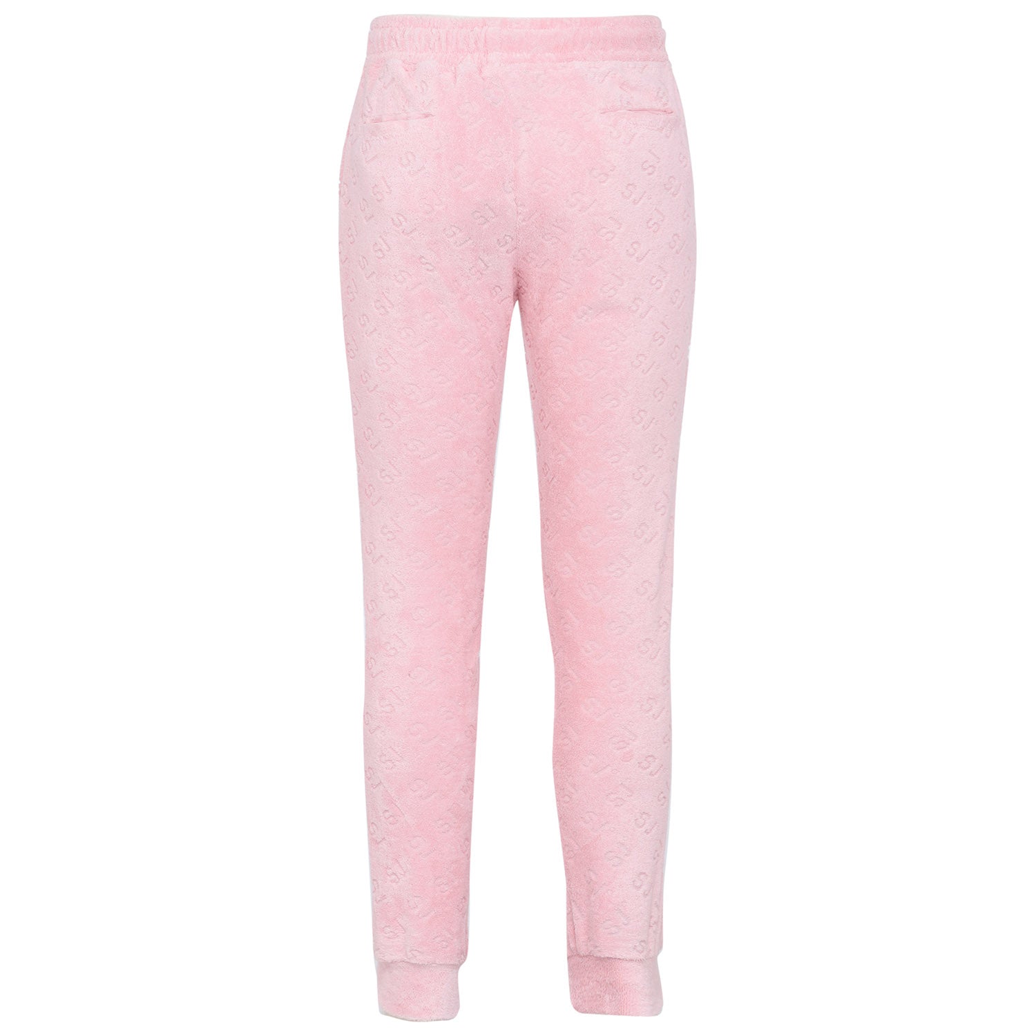 Monogram towel joggers Pink