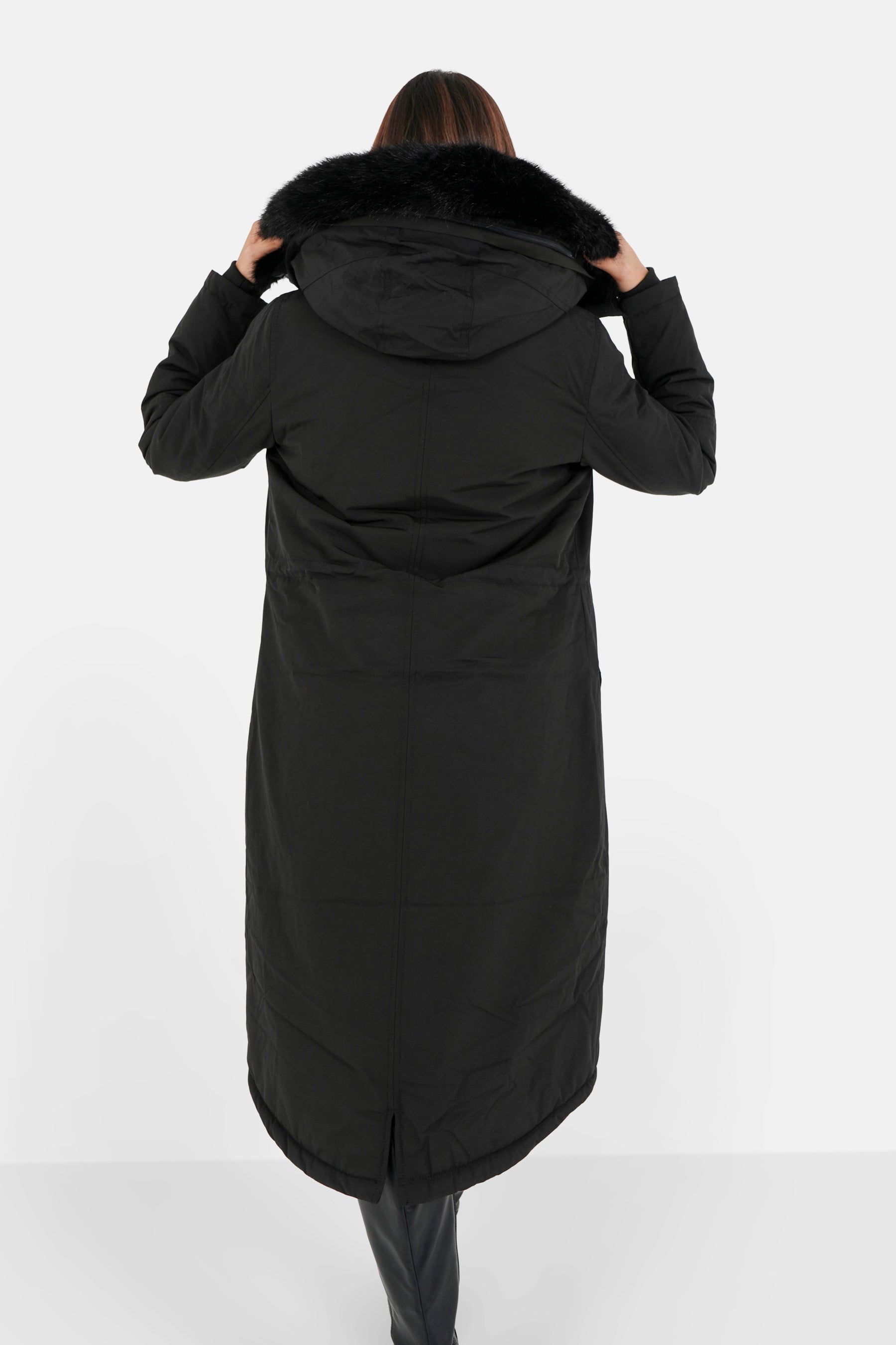Sixth June - Parka longue intérieur polaire Noir