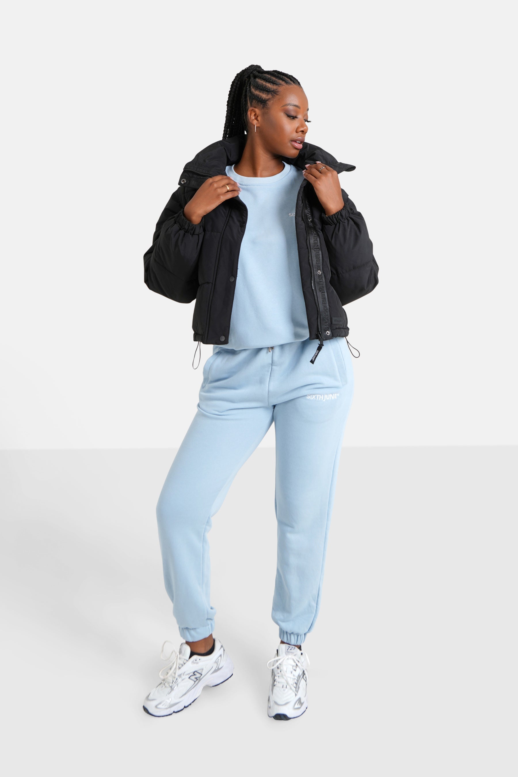 Sixth June - Doudoune courte manches amovibles Noir