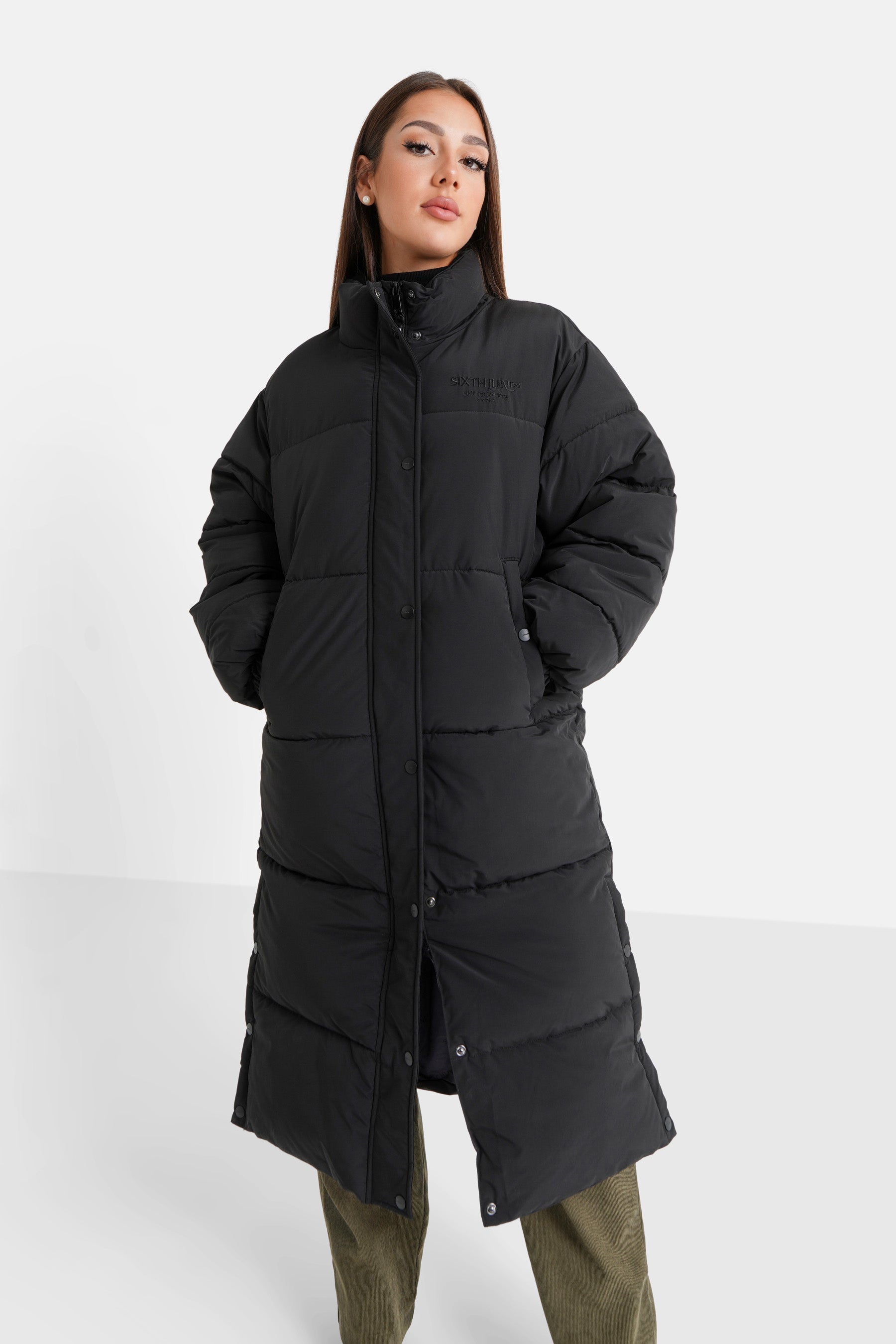 Sixth June - Doudoune longue oversize Noir