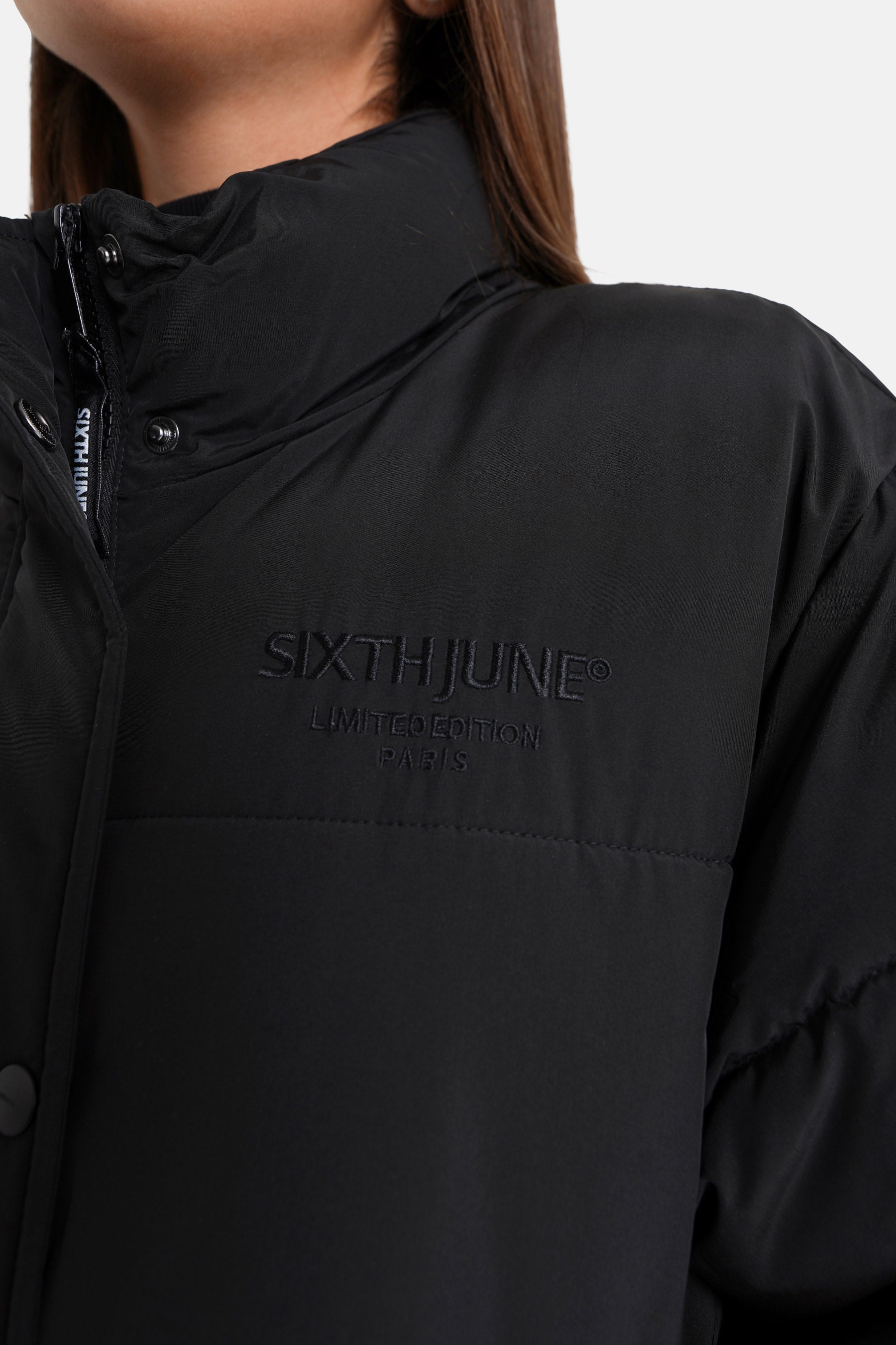 Sixth June - Doudoune longue oversize Noir