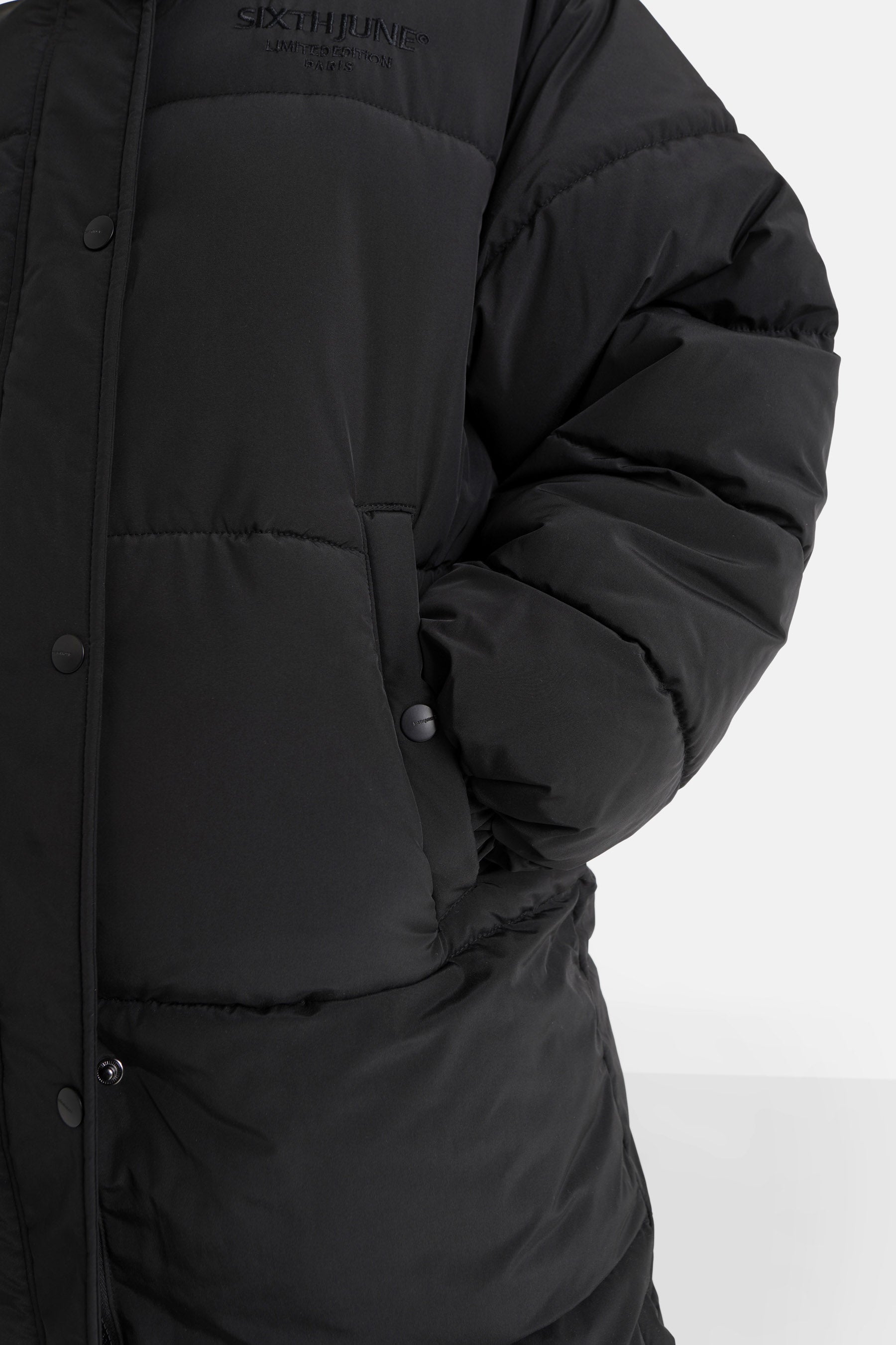 Sixth June - Doudoune longue oversize Noir