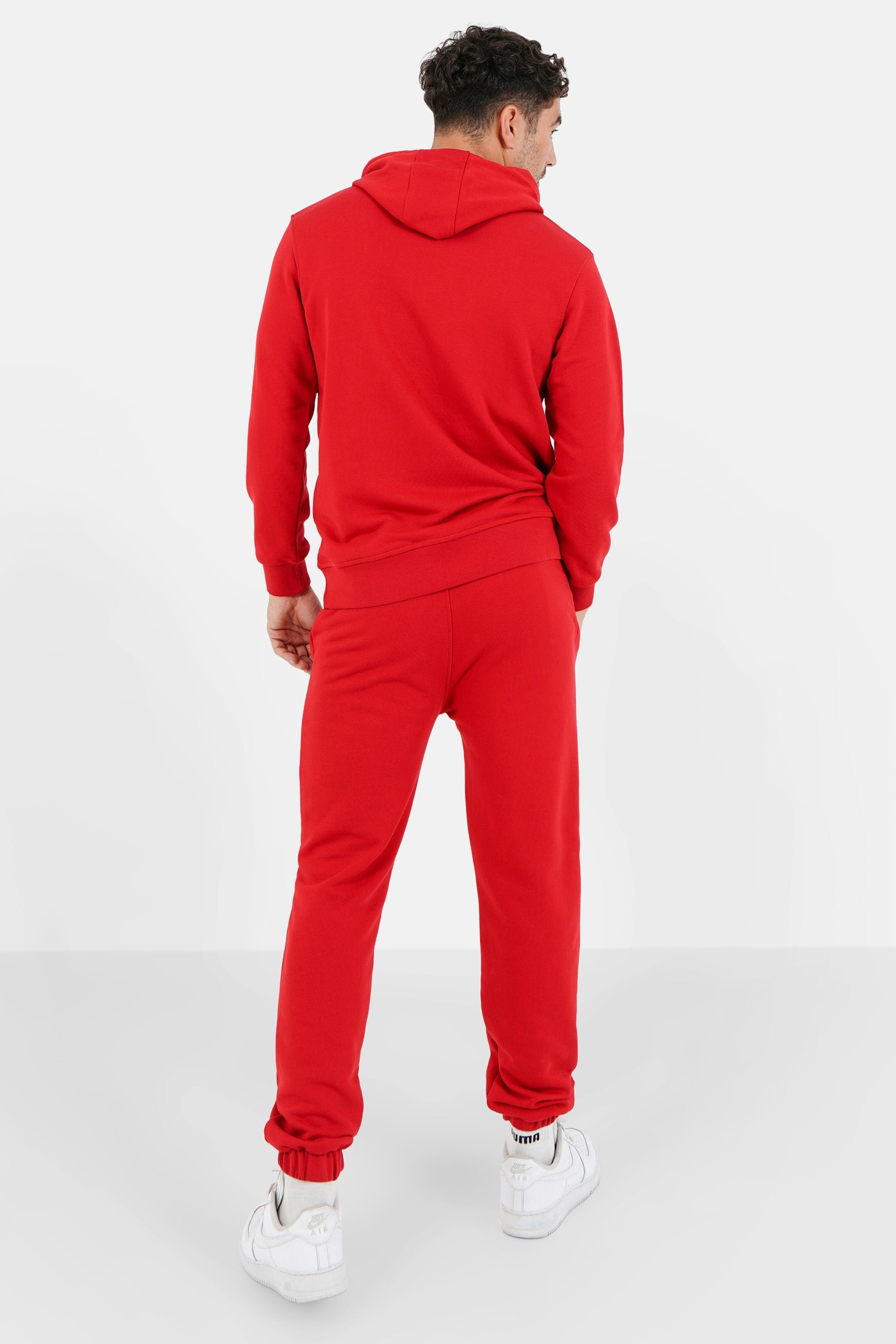 Sixth June - Jogging + sweat capuche logo gommé Rouge