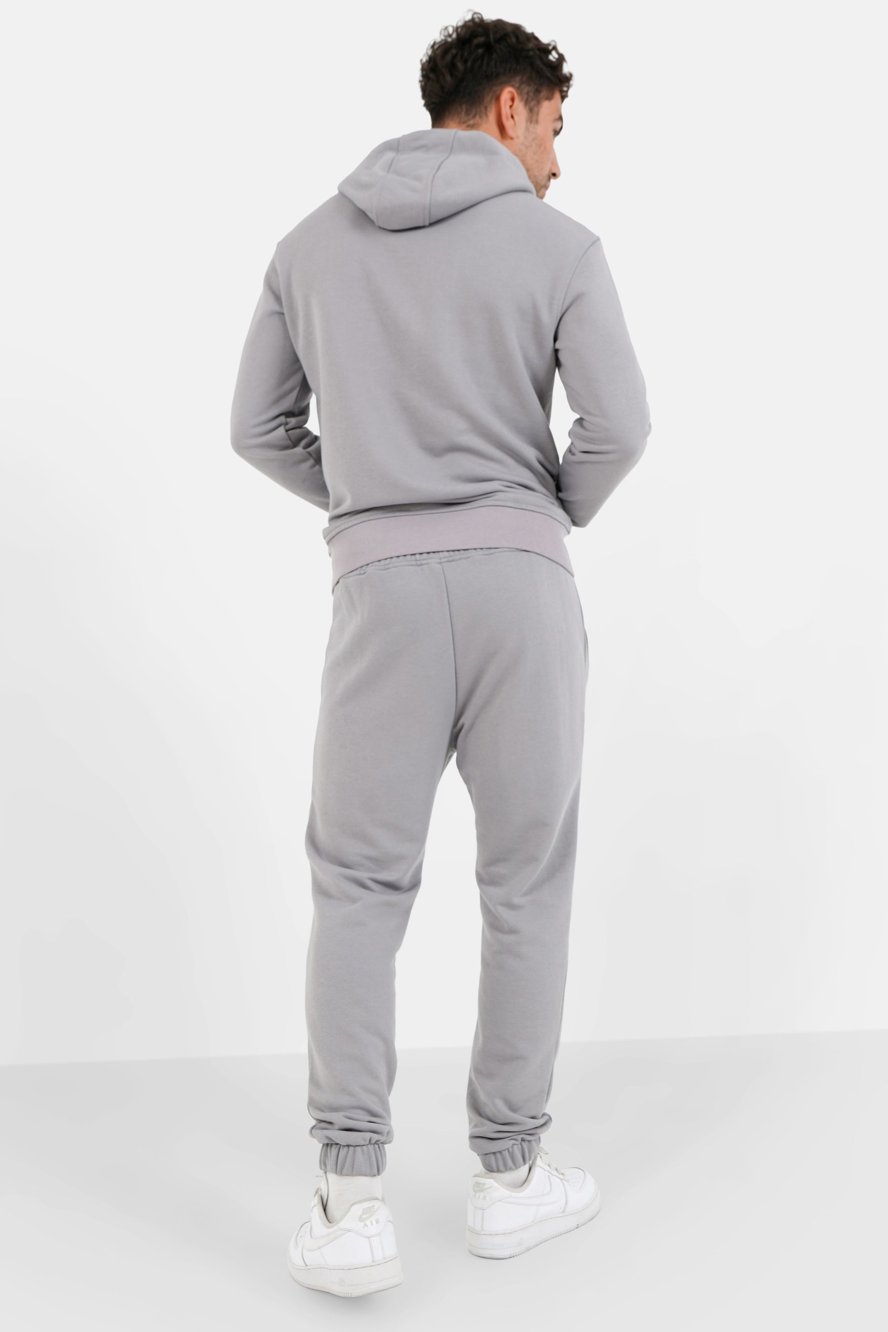 Sixth June - Jogging + sweat capuche logo gommé Gris foncé