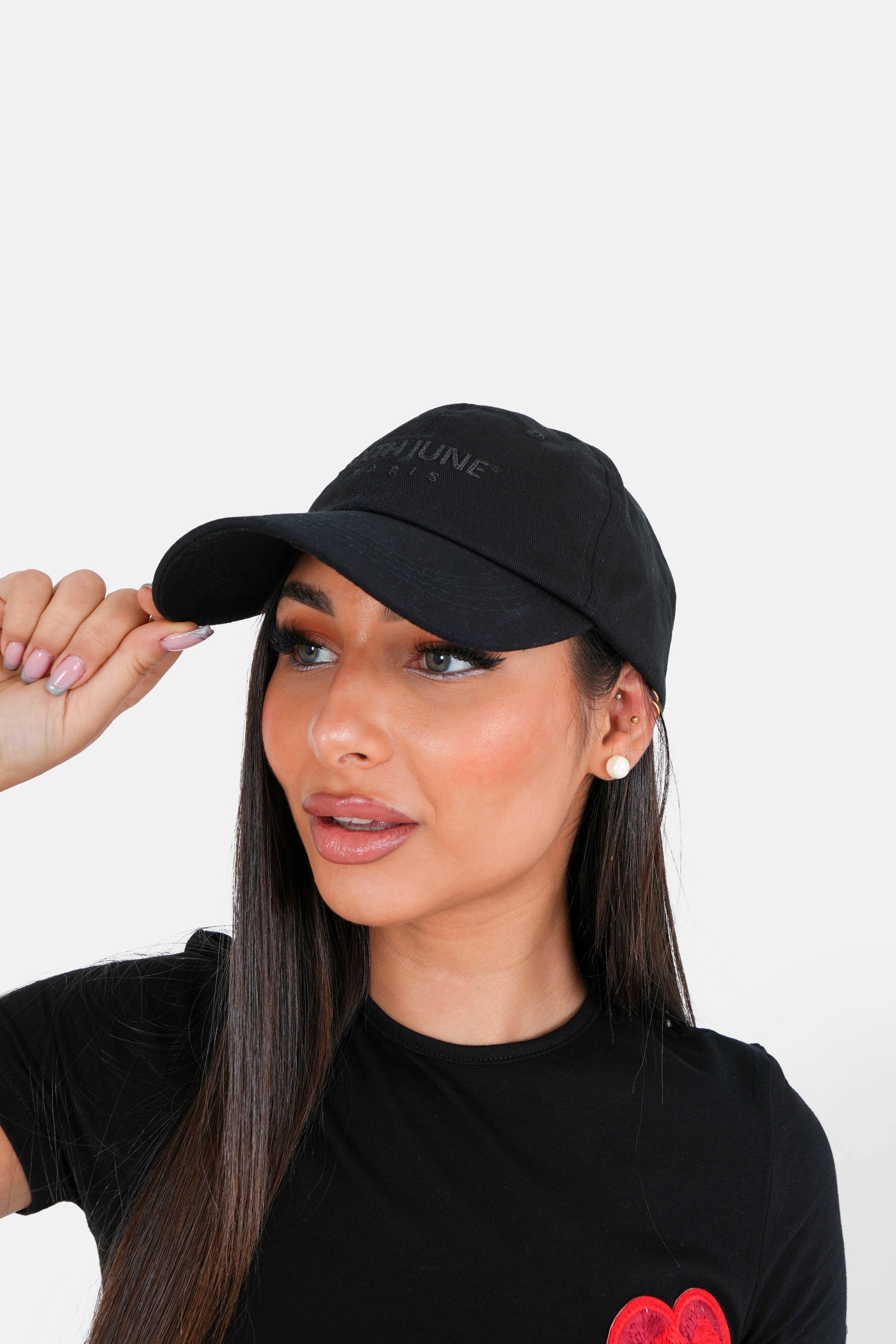 Casquette logo brodé Noir