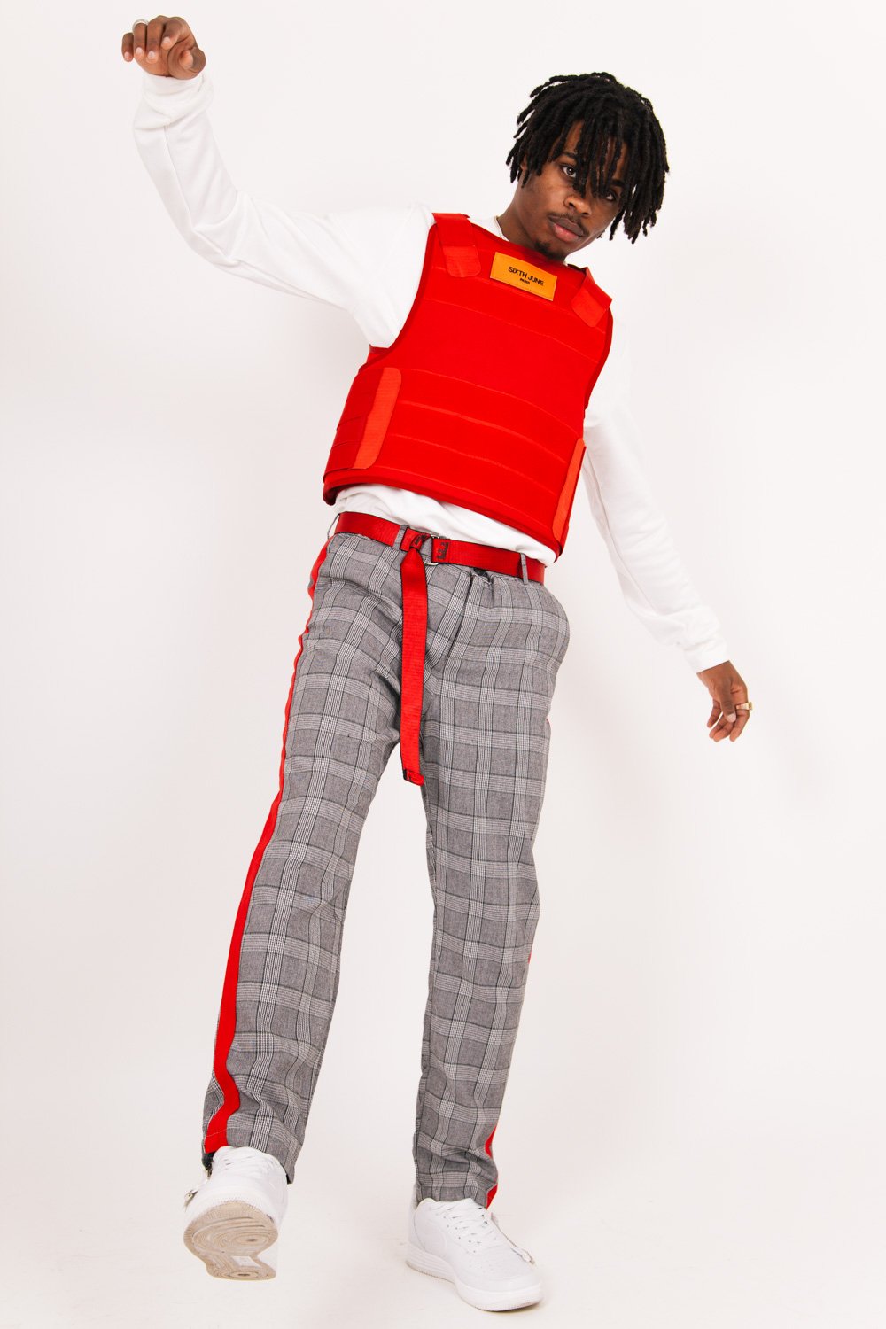 Patch Light Tactical Jacket Red