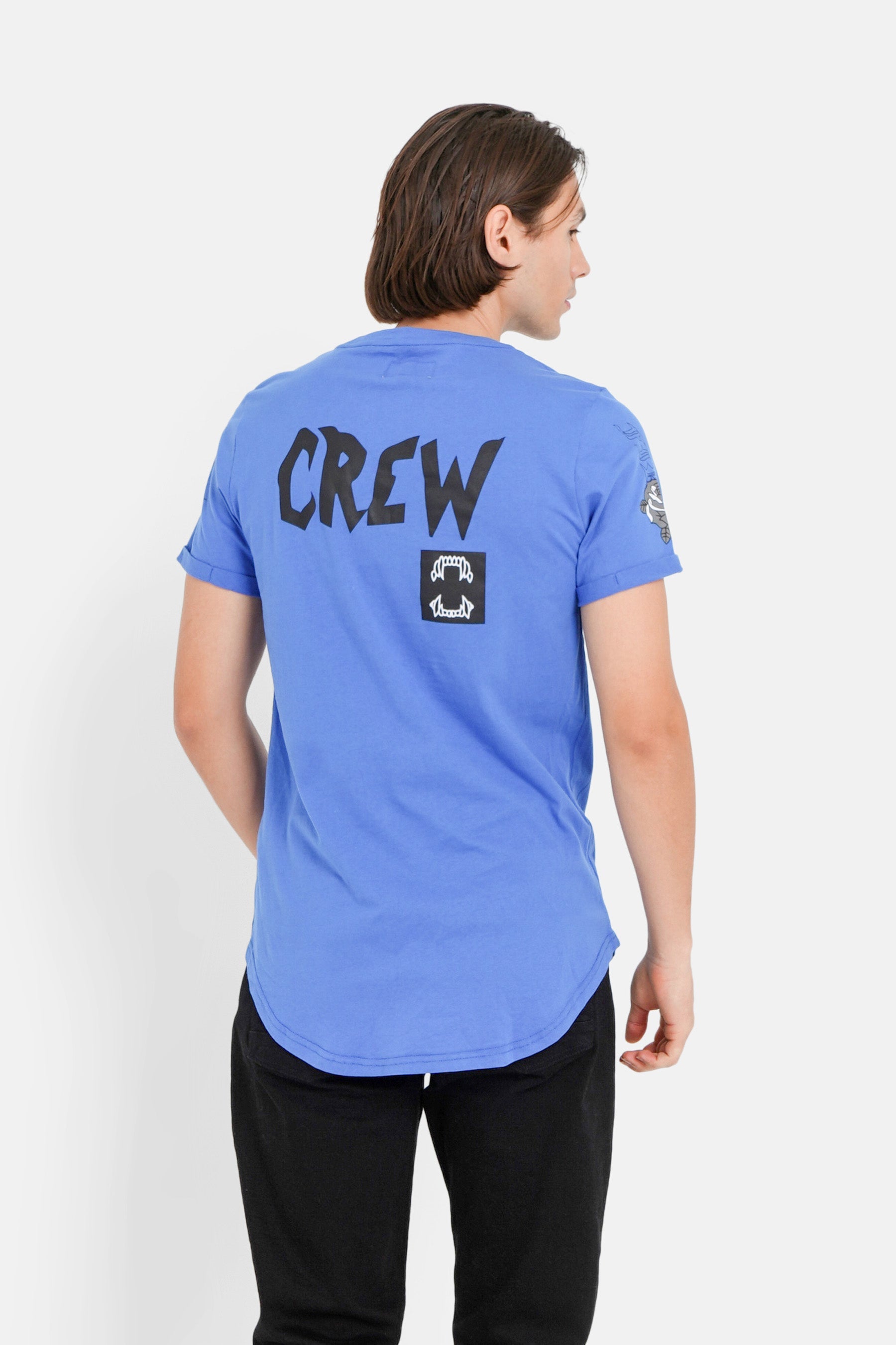 Sixth June - T-shirt crew Bleu foncé