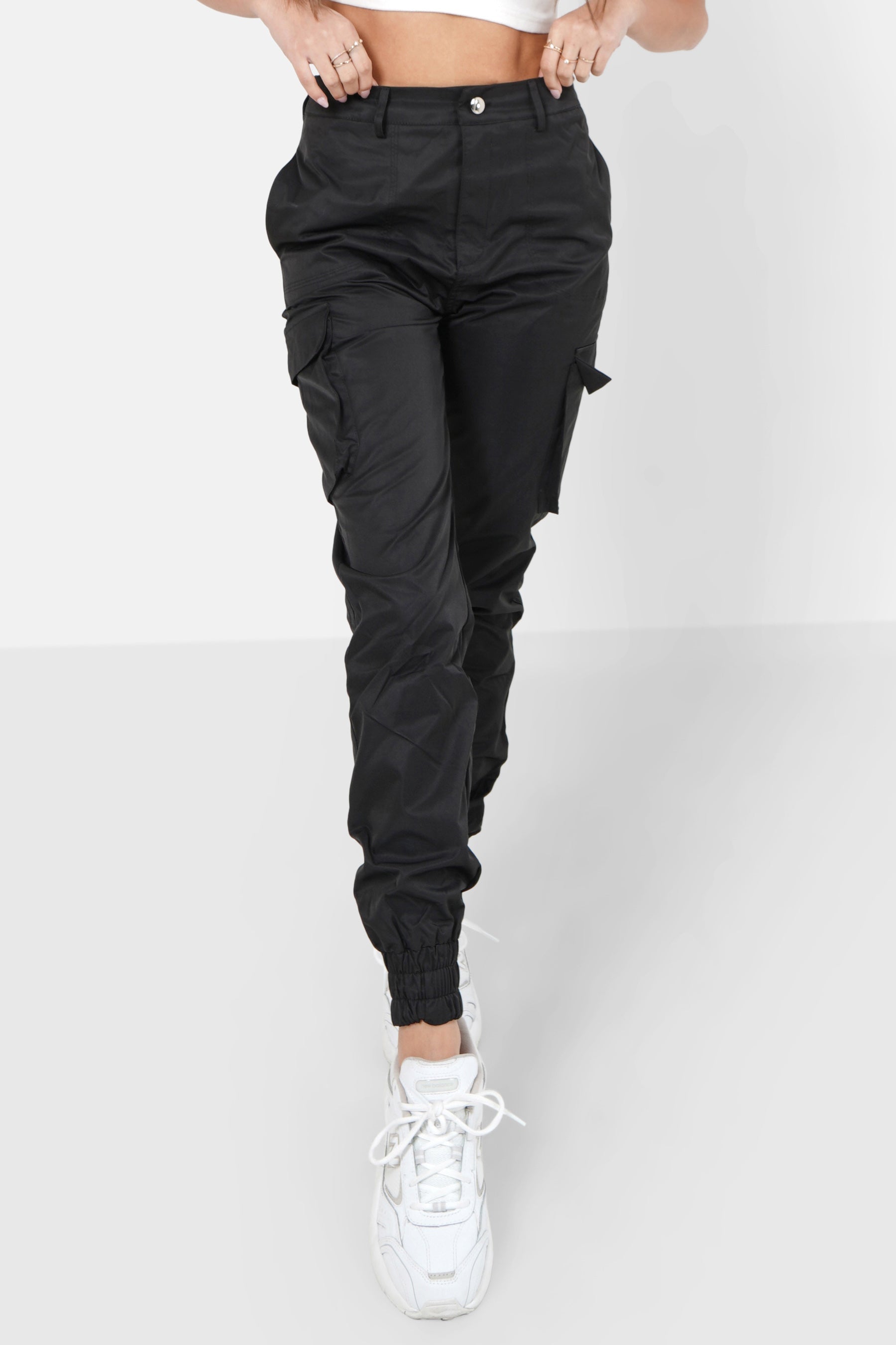 Pantalon cargo Noir