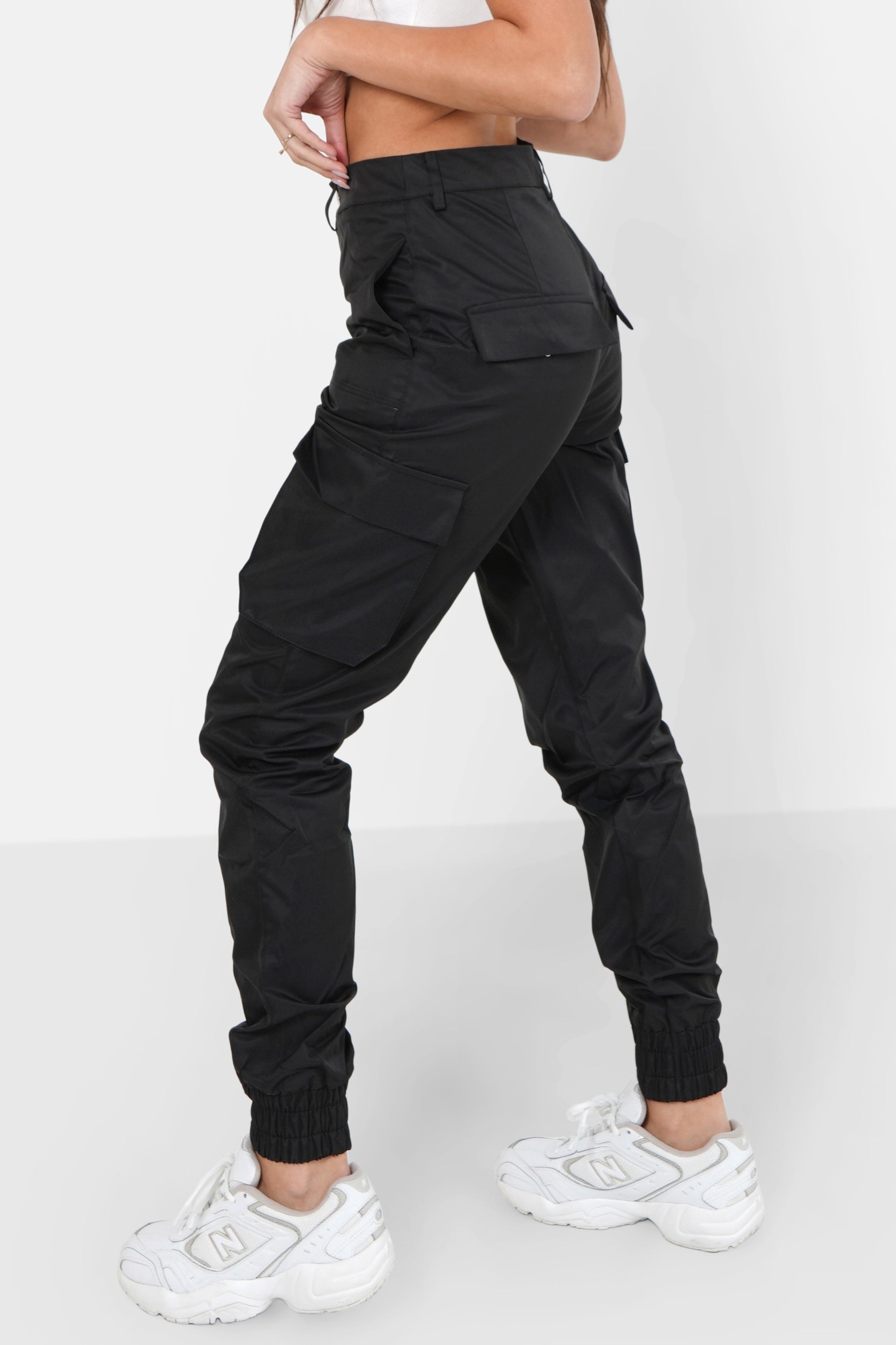 Pantalon cargo Noir
