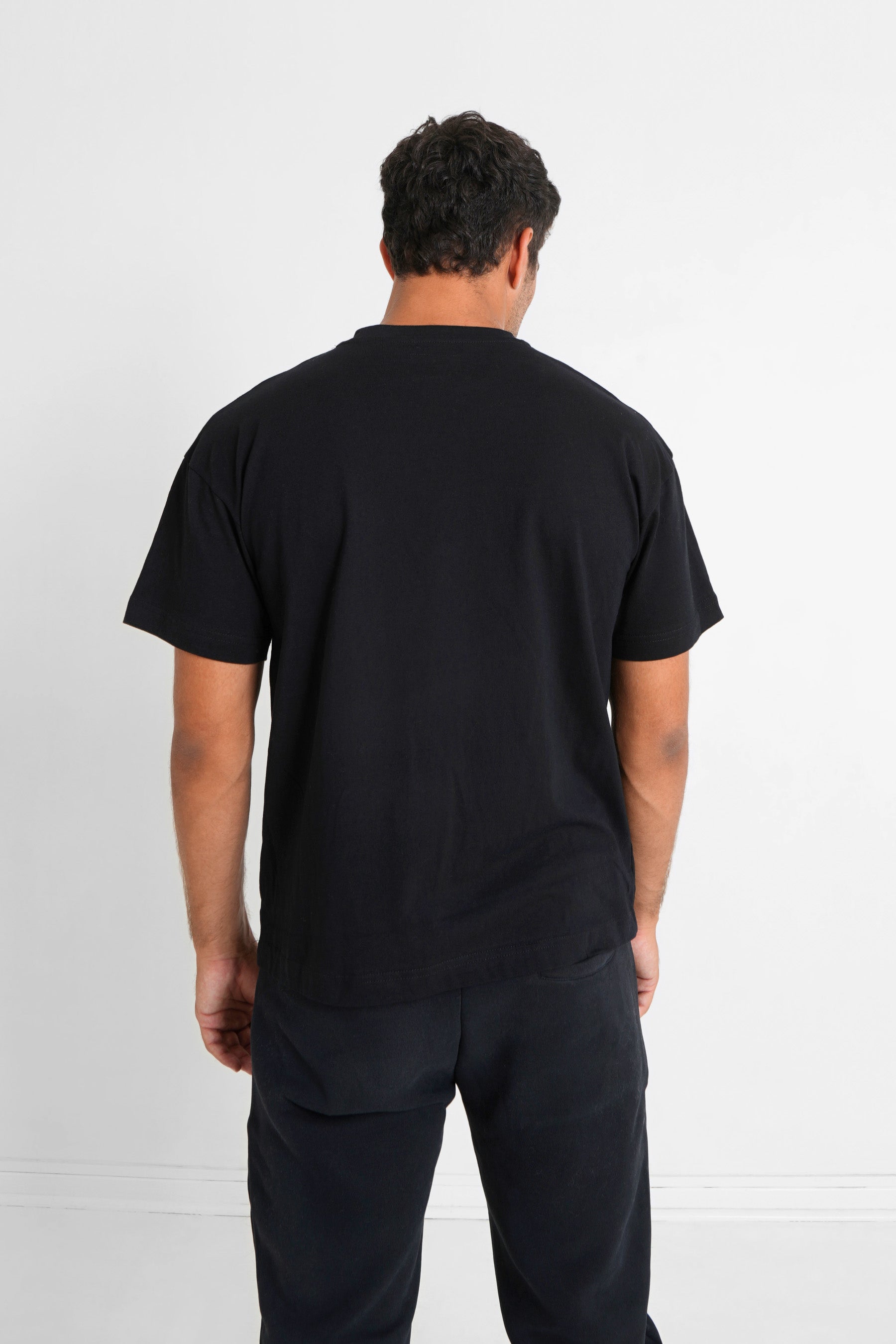 Sixth June - T-shirt coeur brodé Noir