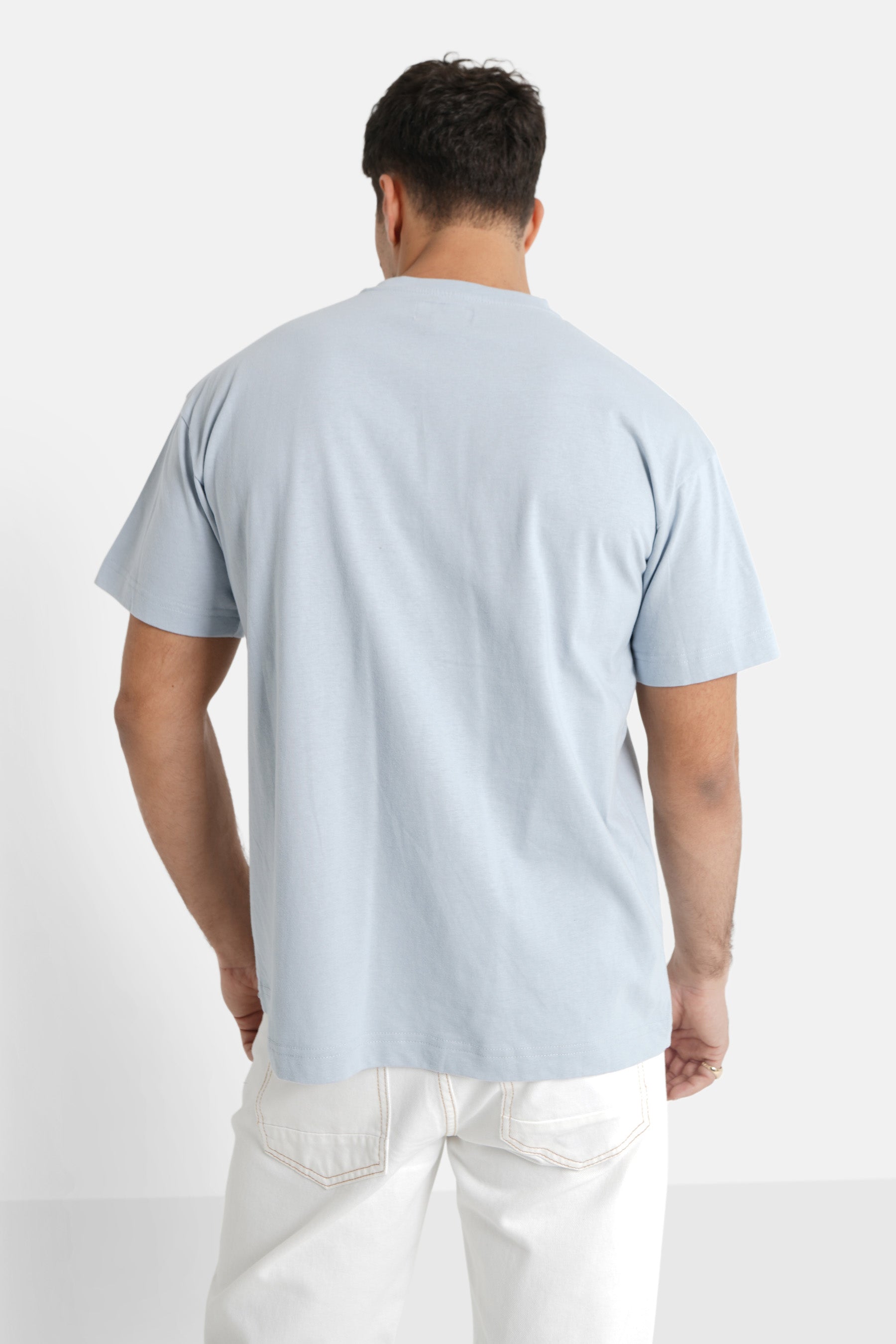 Sixth June - T-shirt coeur brodé Bleu clair