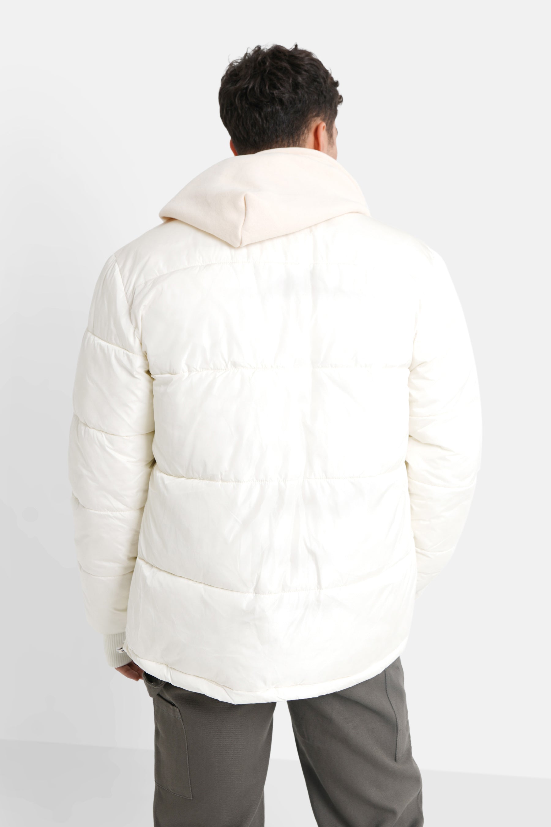 Sixth June - Doudoune col côtelé Blanc