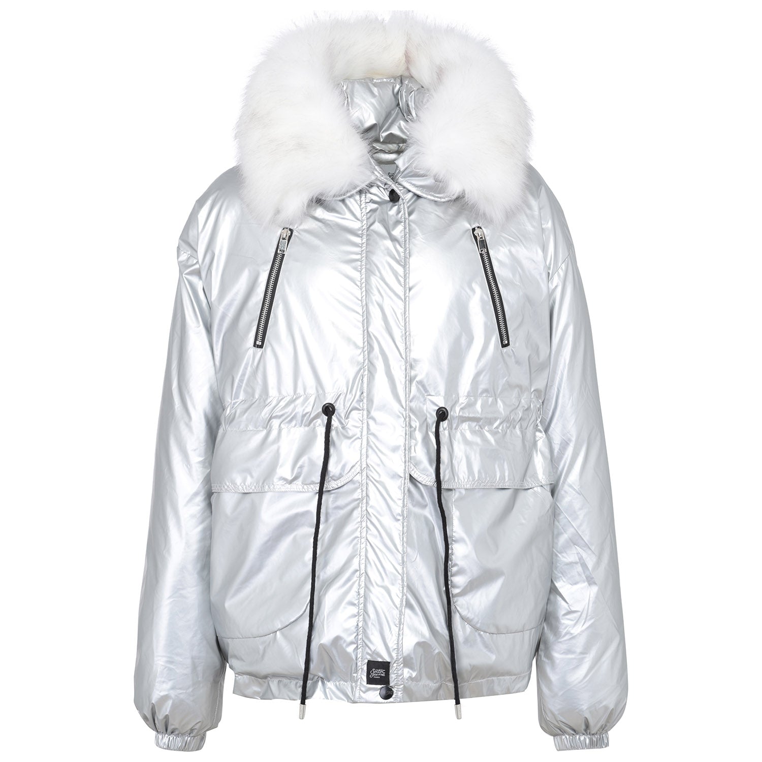 Sixth June - Doudoune métallique oversize gris silver