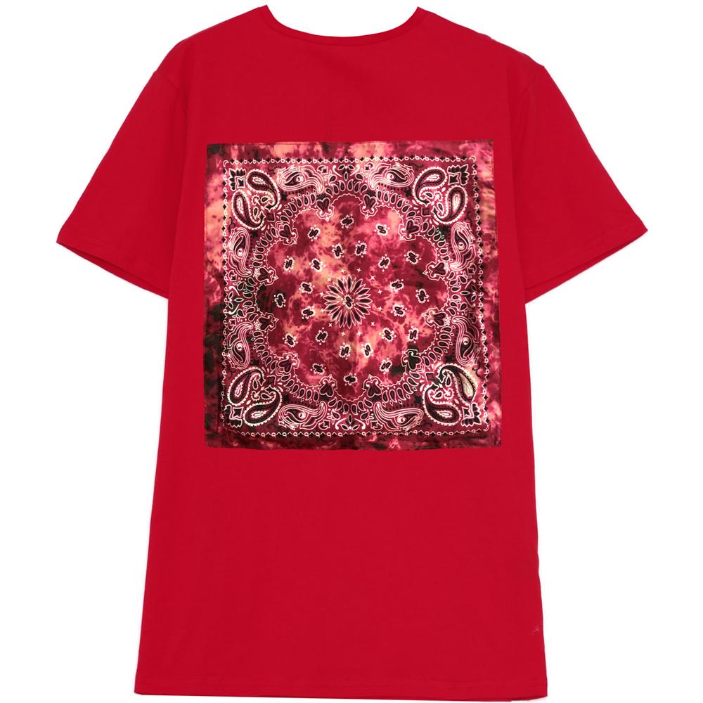 Bandana multicolored t-shirt Red