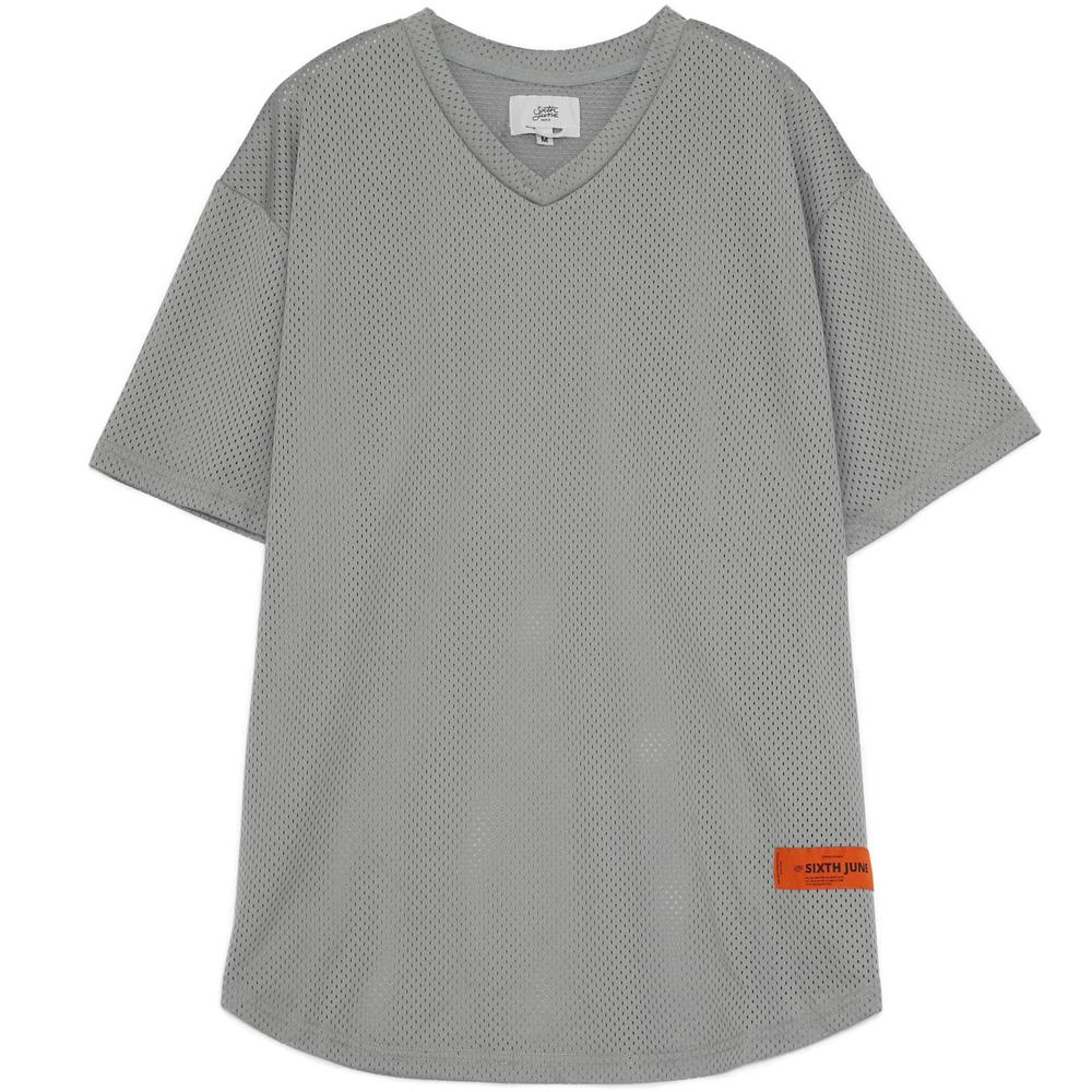 Sixth June - Maillot mesh logo Gris