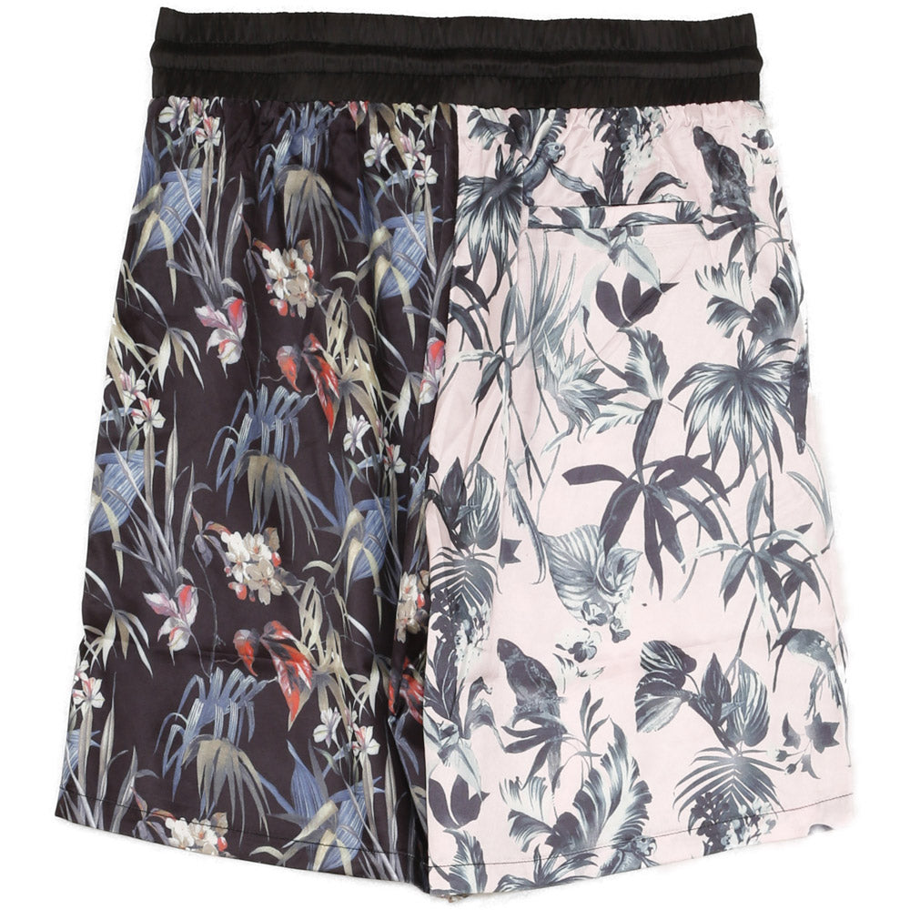 Sixth June - Short bicolore jungle rose noir