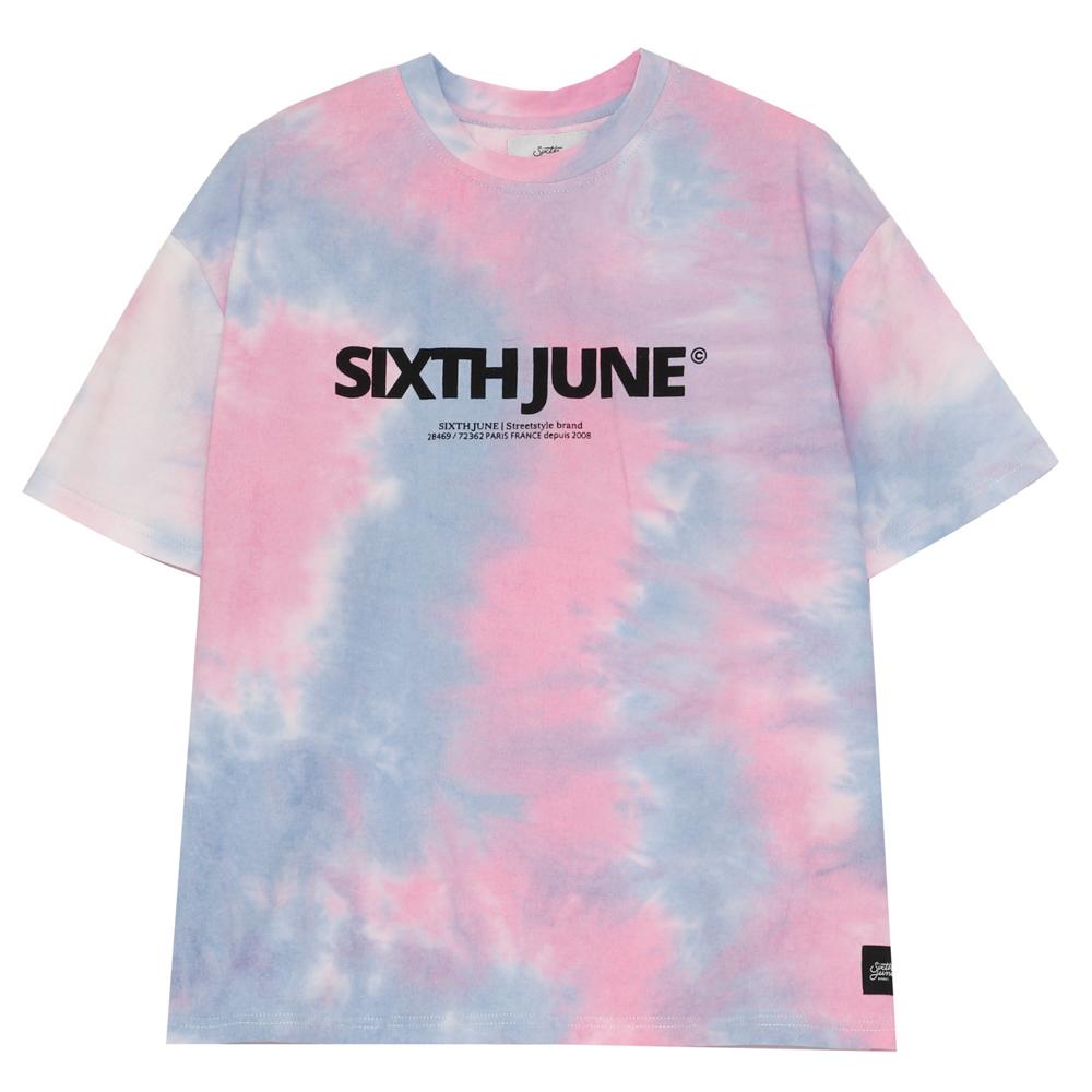Sixth June - T-shirt tie and dye rose
