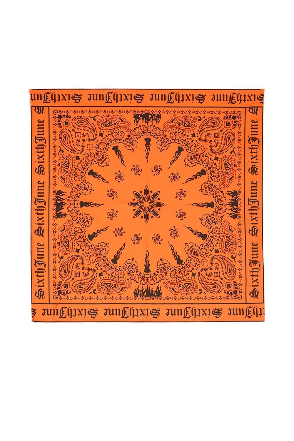 Sixth June - Bandana imprimé orange