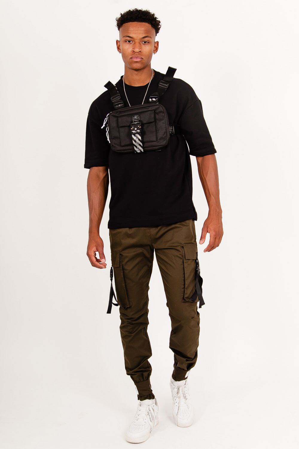 Sixth June - Sacoche boucle bande noir