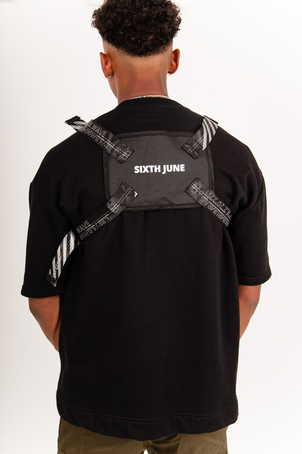 Sixth June - Sacoche boucle bande noir