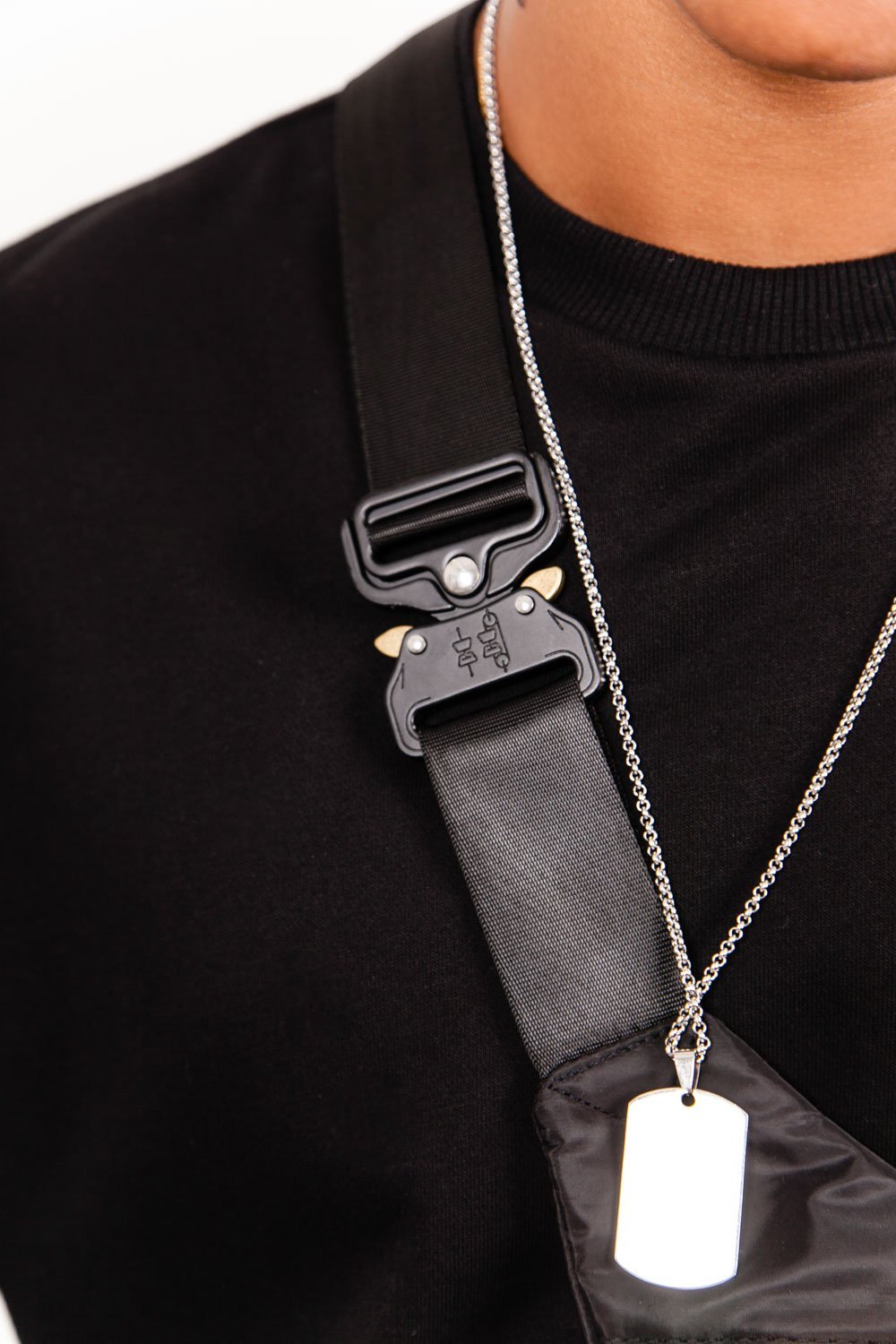 Sixth June - Sac banane chaîne tactique noir