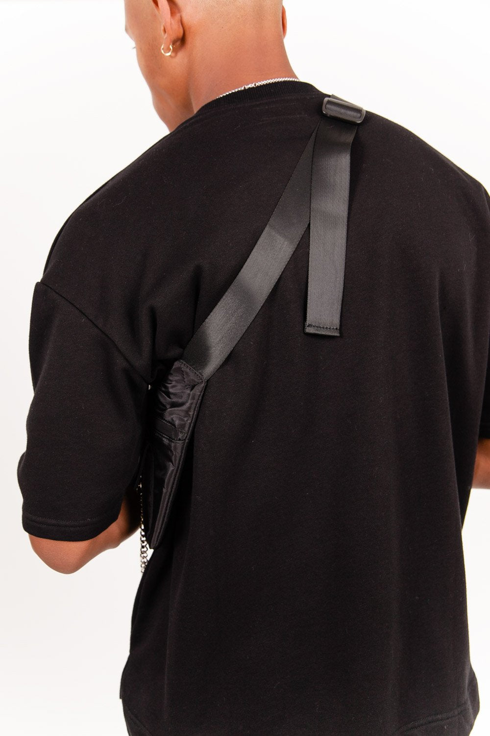 Sixth June - Sac banane chaîne tactique noir