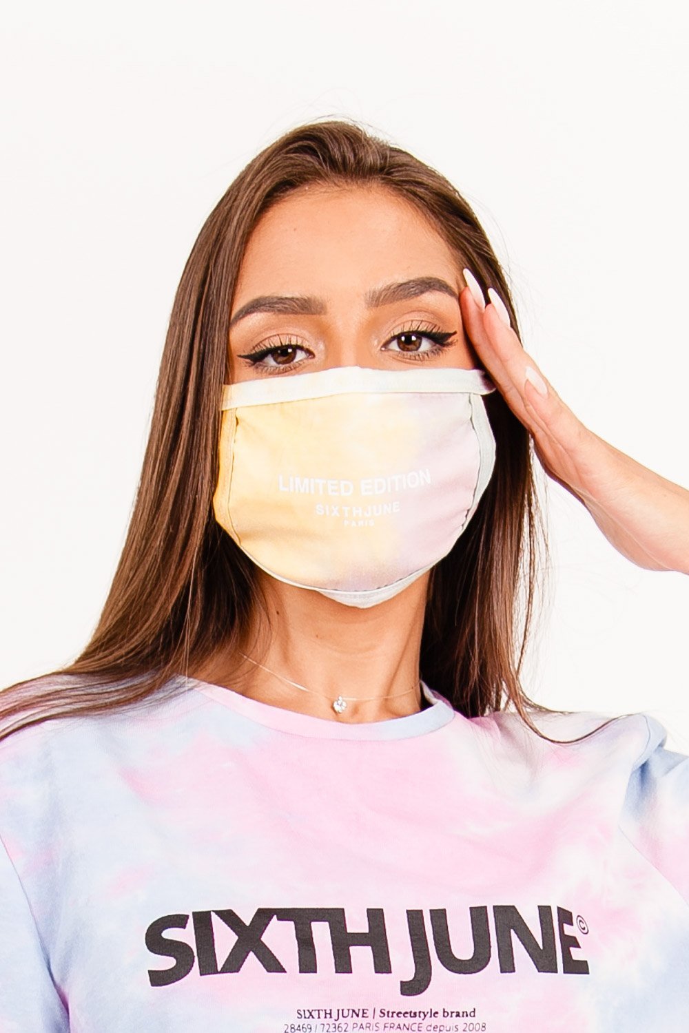Sixth June - Masque Tie dye Limited Edition rose clair