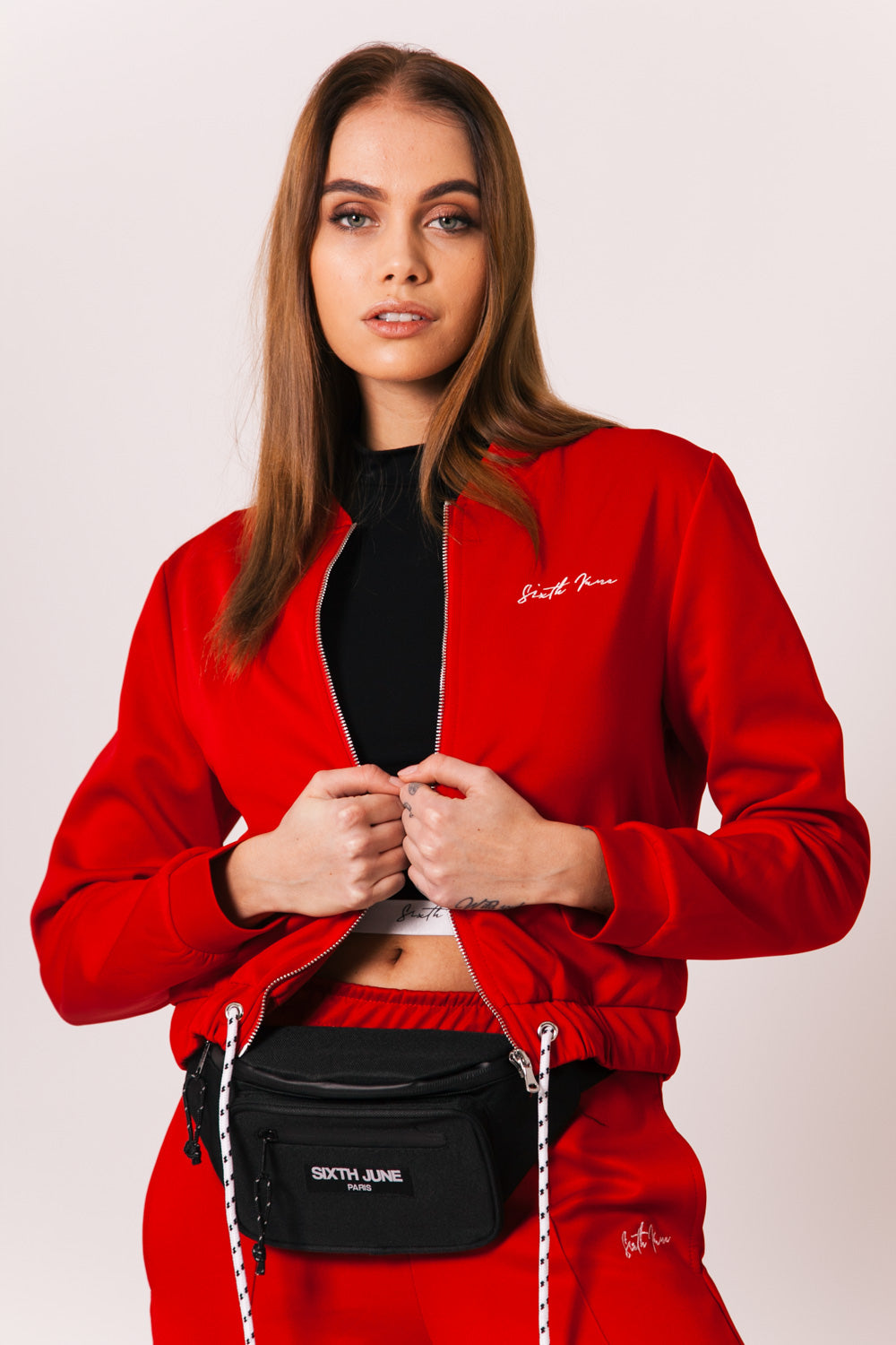 Sixth June - Sac banane deux poches logo noir