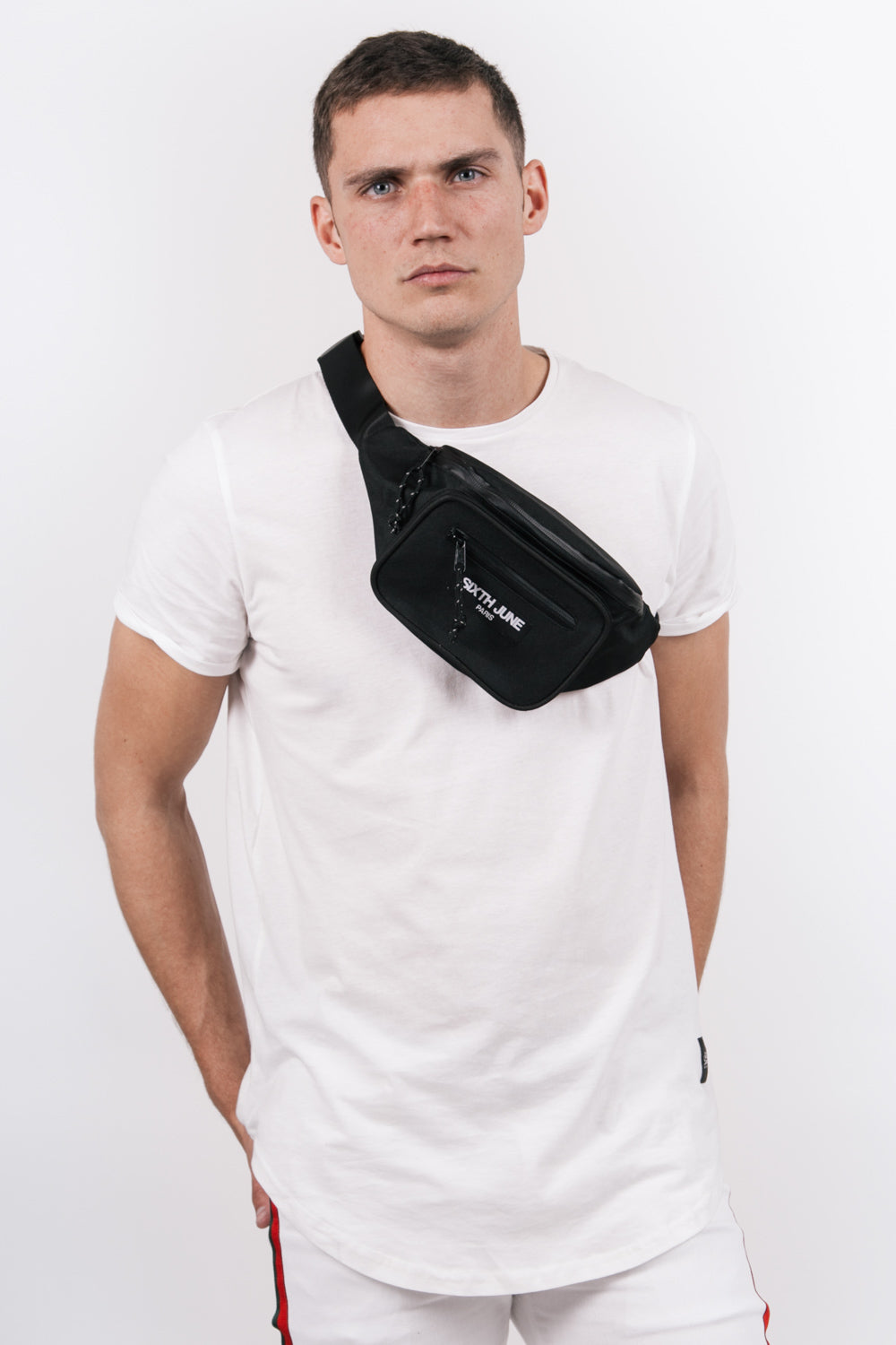 Sixth June - Sac banane deux poches logo noir