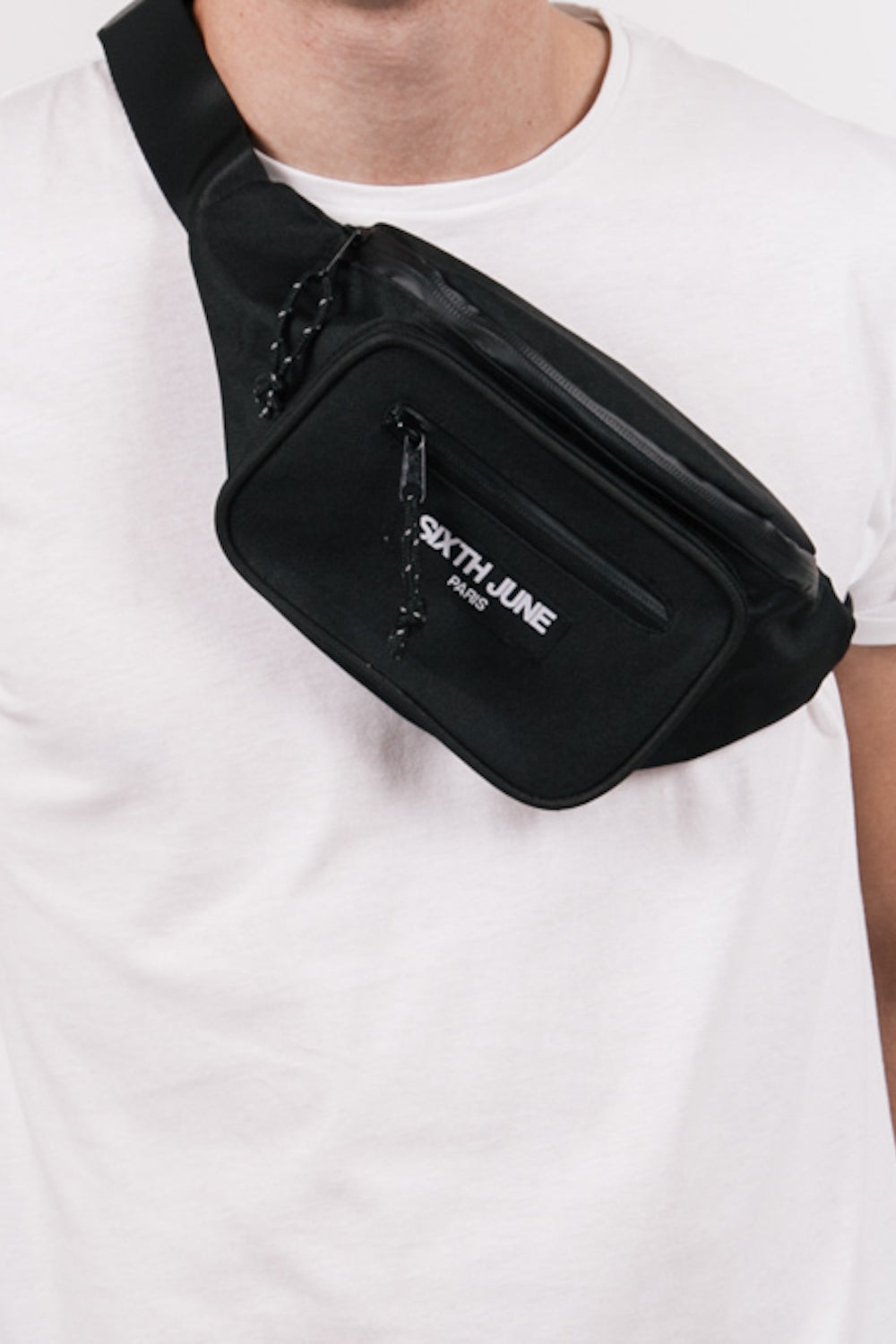 Sixth June - Sac banane deux poches logo noir