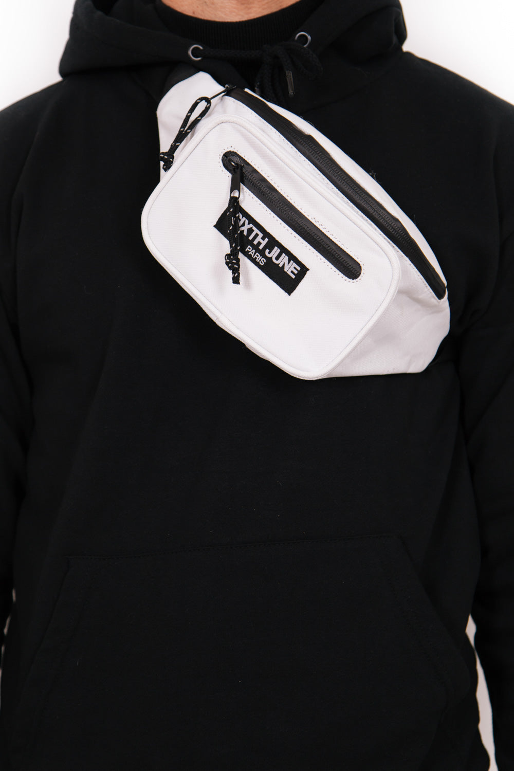 Sixth June - Sac banane deux poches logo blanc