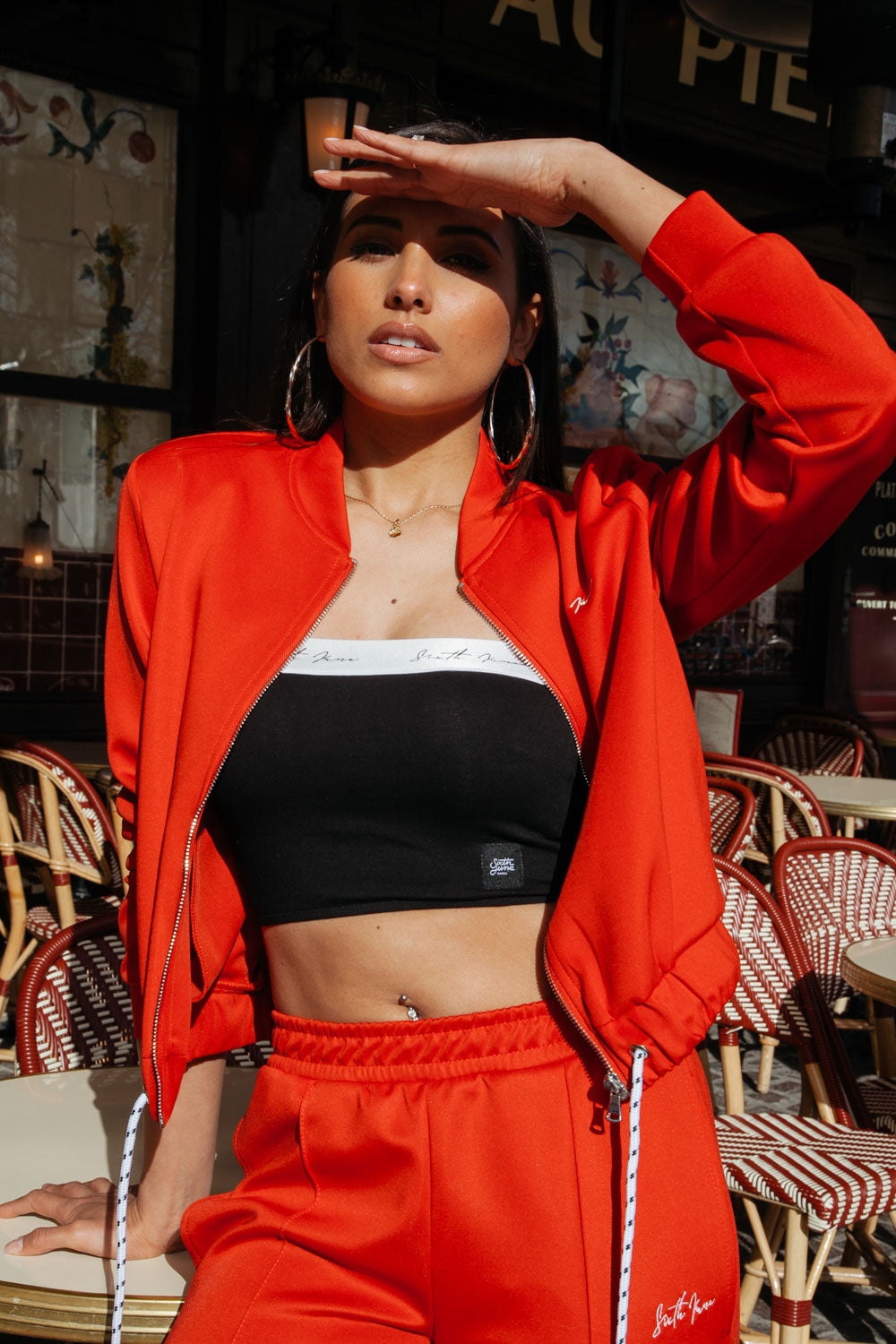 Sixth June - Bandeau logo signature noir