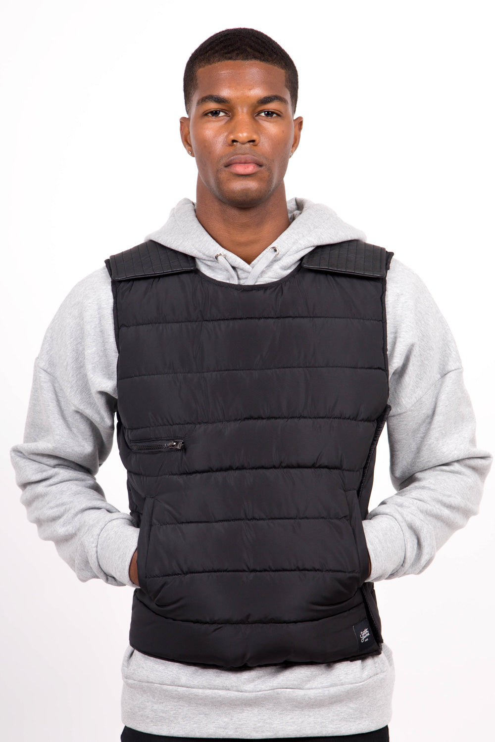 Sixth June - Veste matelassée sans manches noire