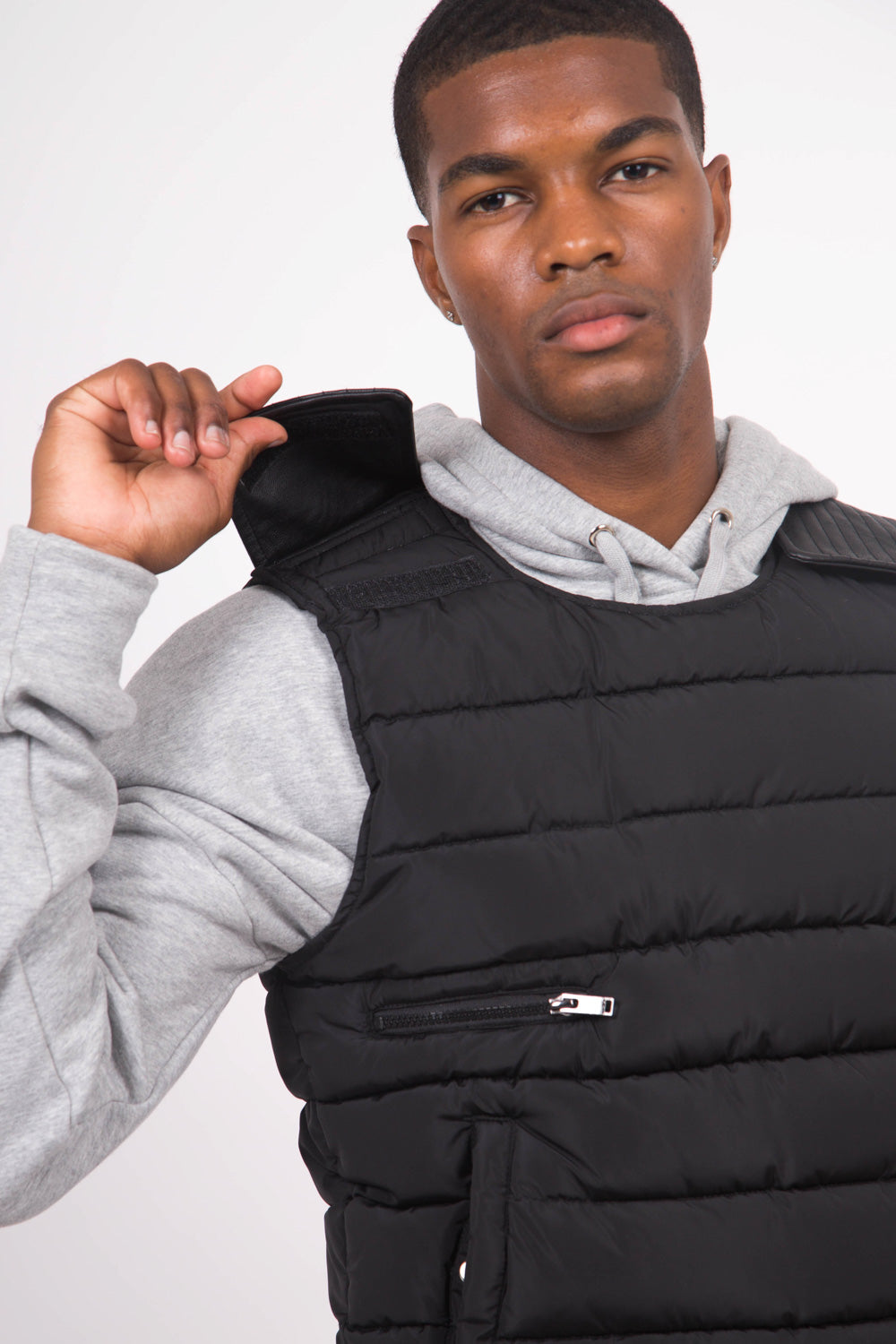 Sixth June - Veste matelassée sans manches noire