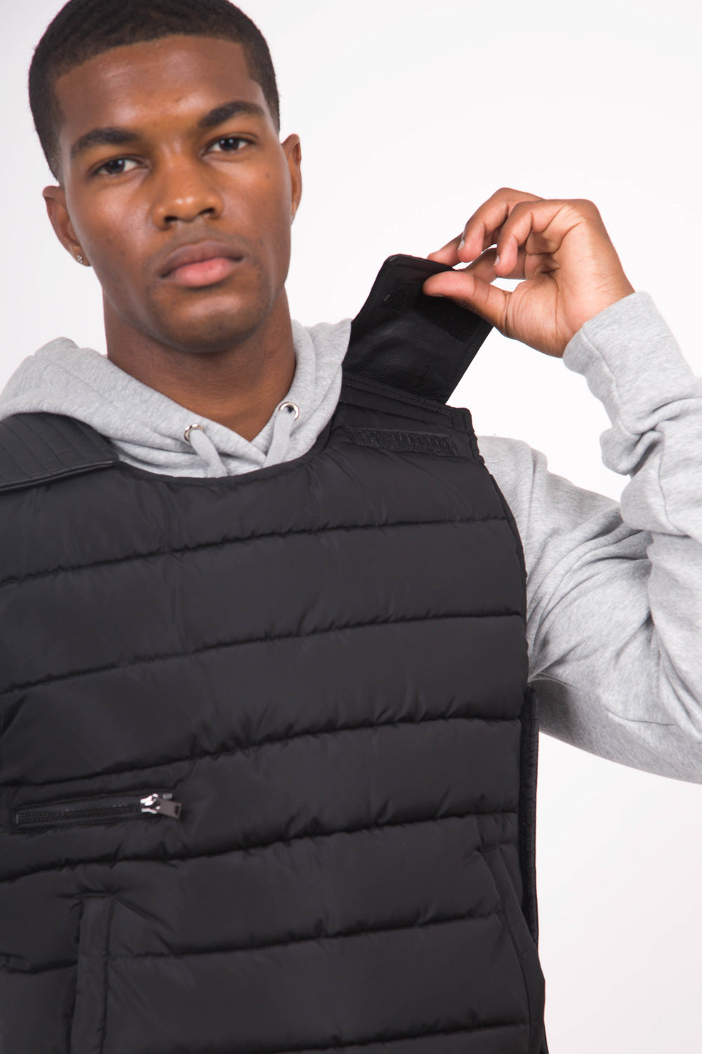 Sixth June - Veste matelassée sans manches noire