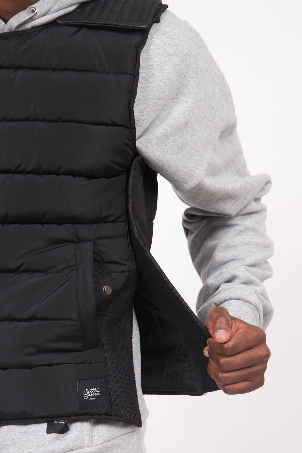 Sixth June - Veste matelassée sans manches noire