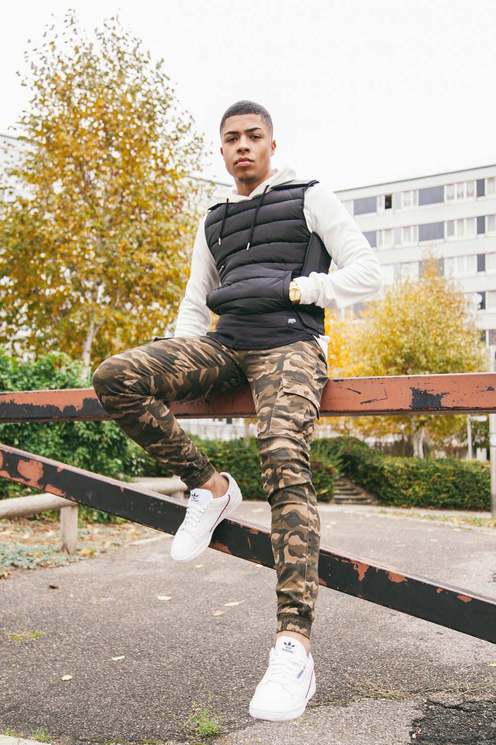 Sixth June - Veste matelassée sans manches noire