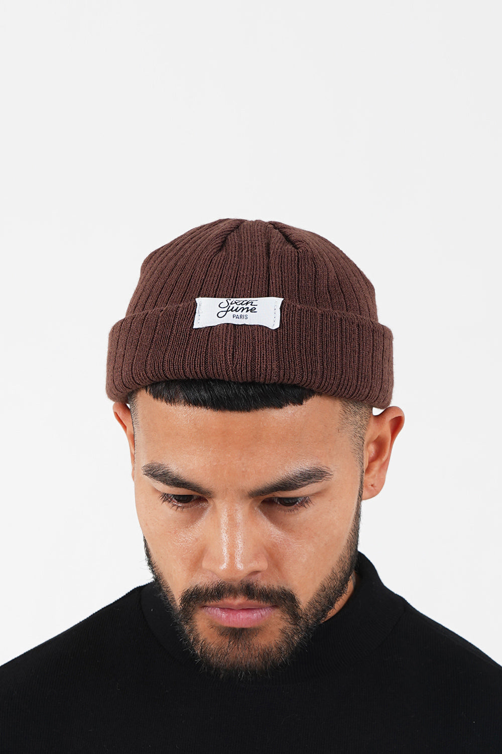 Sixth June - Bonnet fisherman côtelé Marron