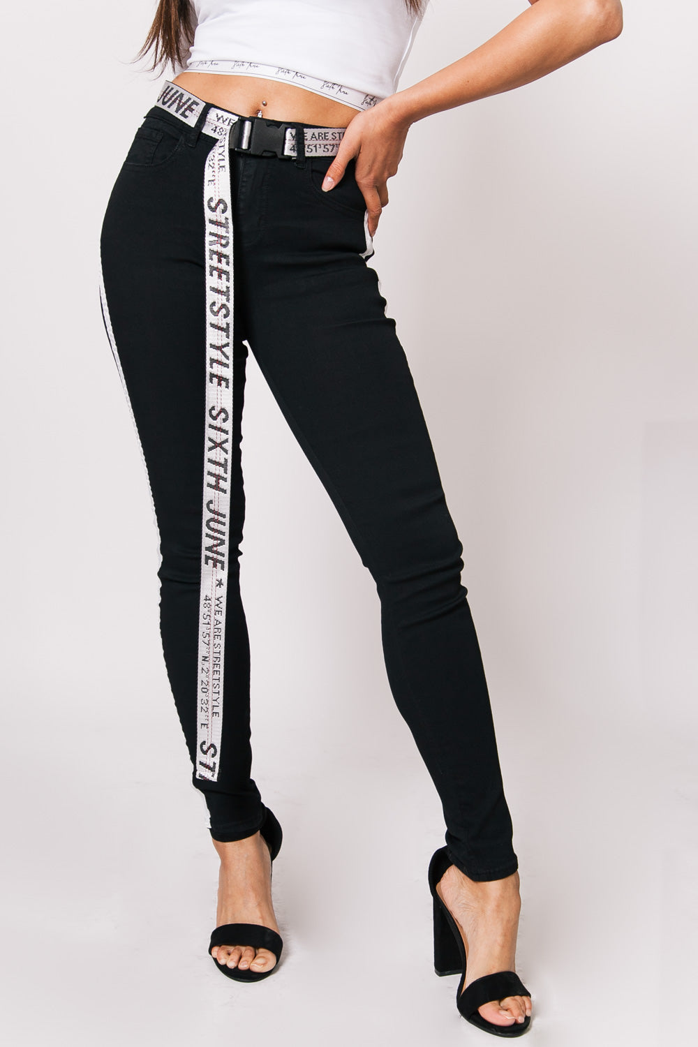 Sixth June - Ceinture clip streetstyle GPS blanc