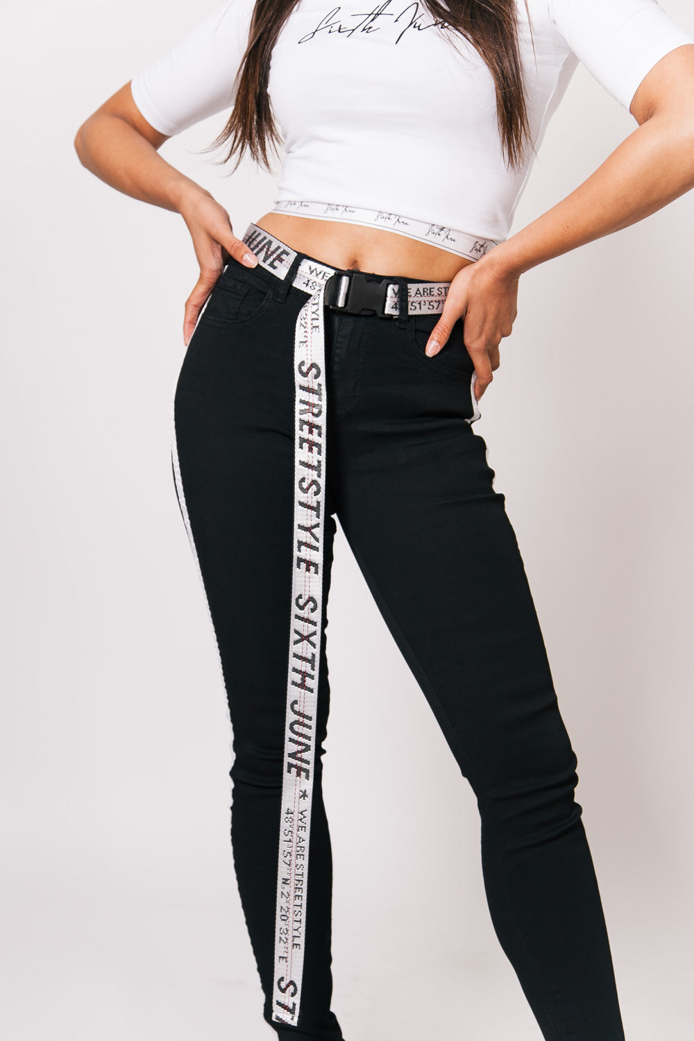 Sixth June - Ceinture clip streetstyle GPS blanc