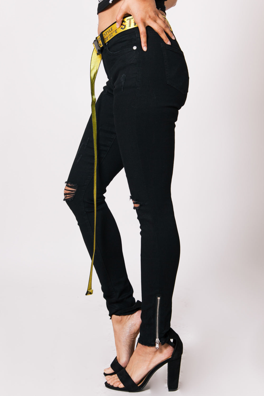 Sixth June - Ceinture clip streetstyle GPS jaune