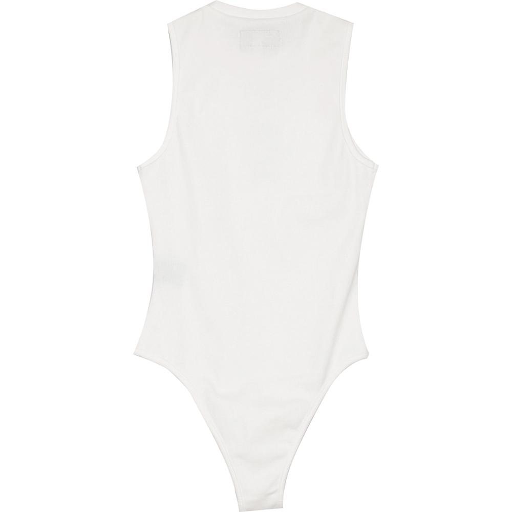 Sixth June - Body côtelé logo Blanc