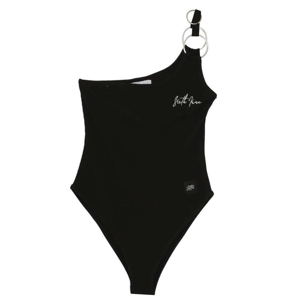 Sixth June - Body asymétrique logo noir