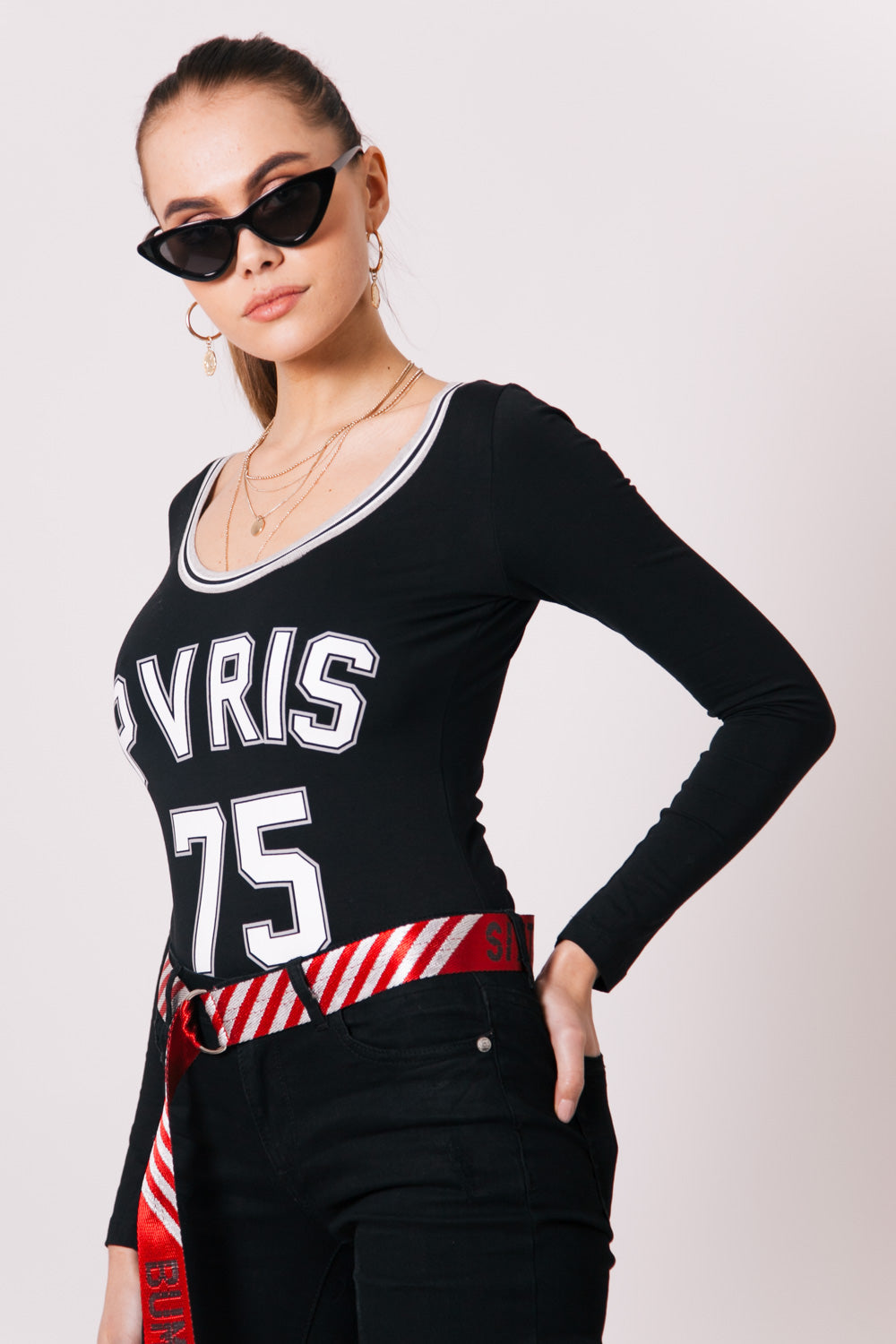 Sixth June - Body PVRIS 75 Sixth June sport manches longues noir W2182VTO